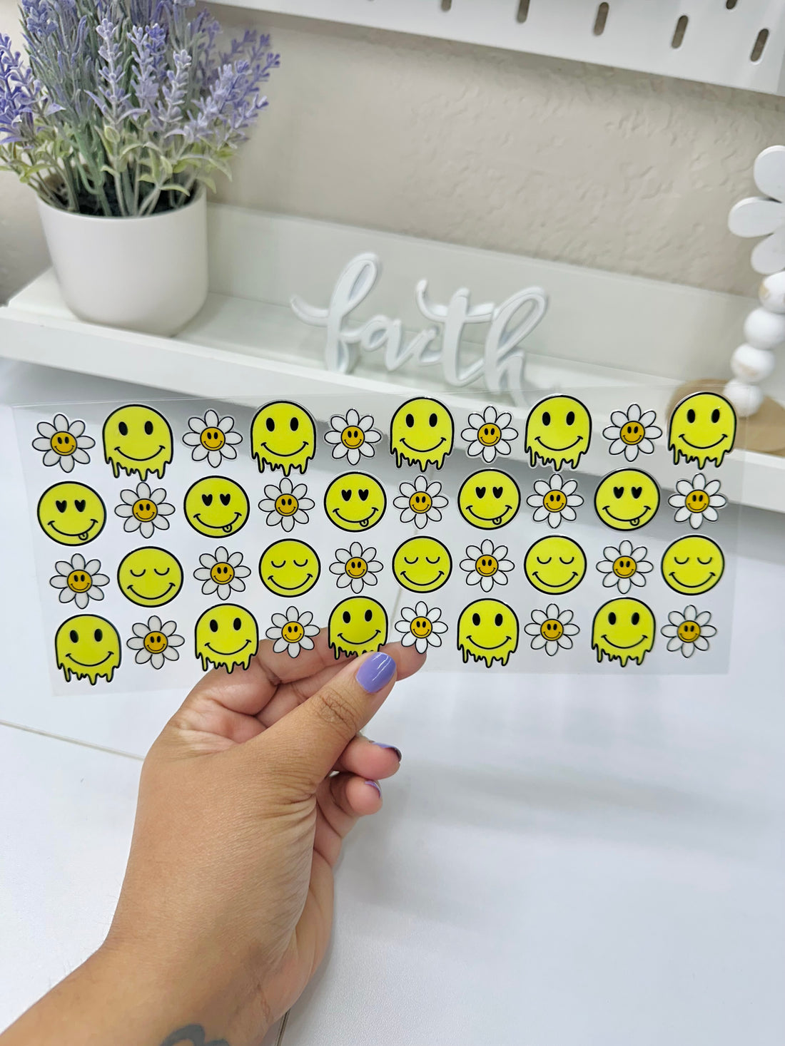 Happy Daisy | UV DTF Wrap