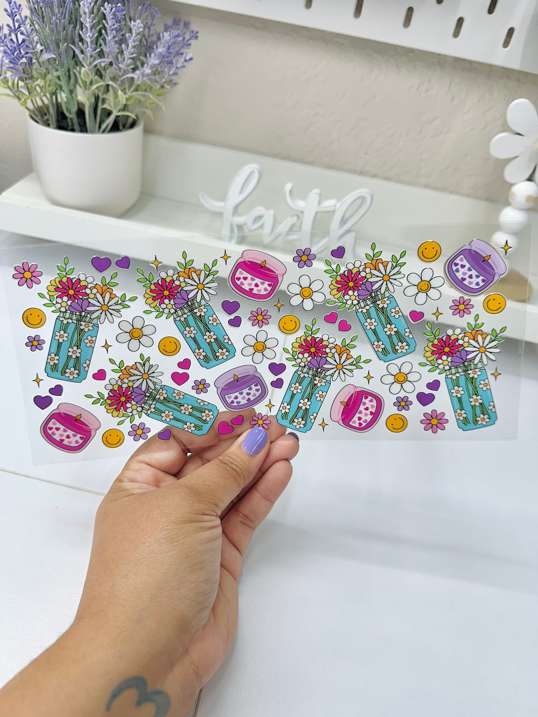 Florecitas | UV DTF Wrap