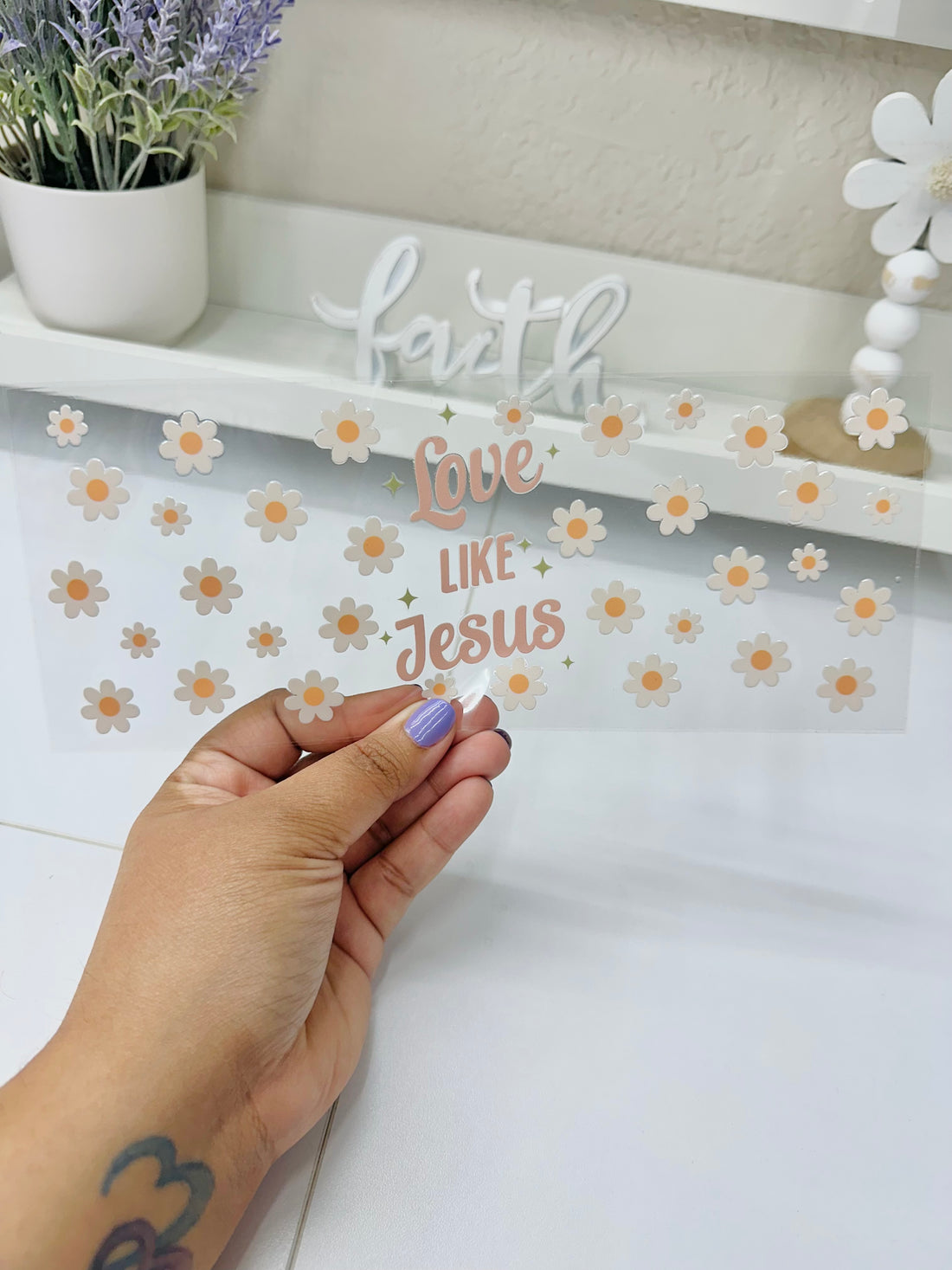 Love Like Jesus | UV DTF Wrap