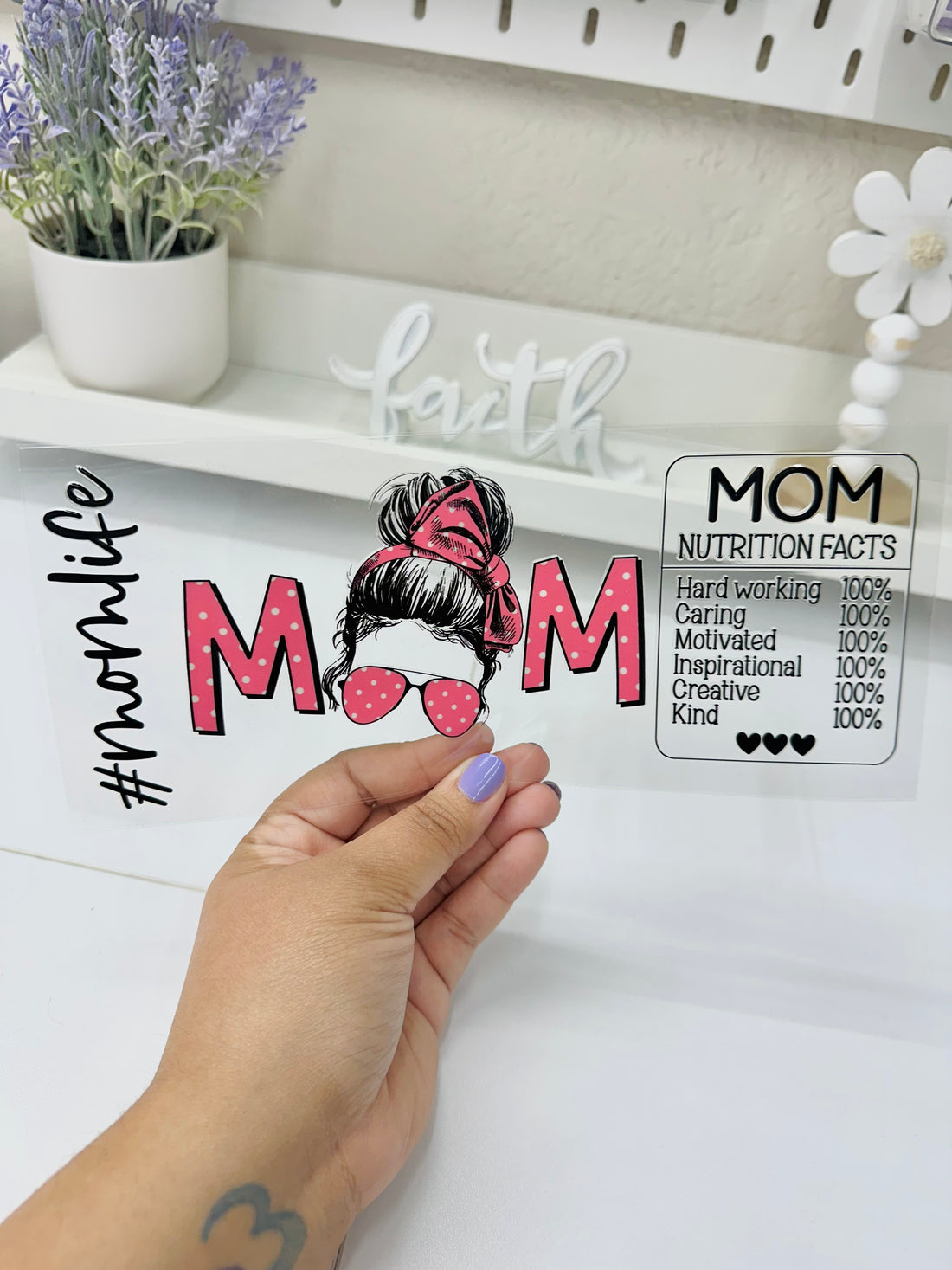 Mom | UV DTF Wrap