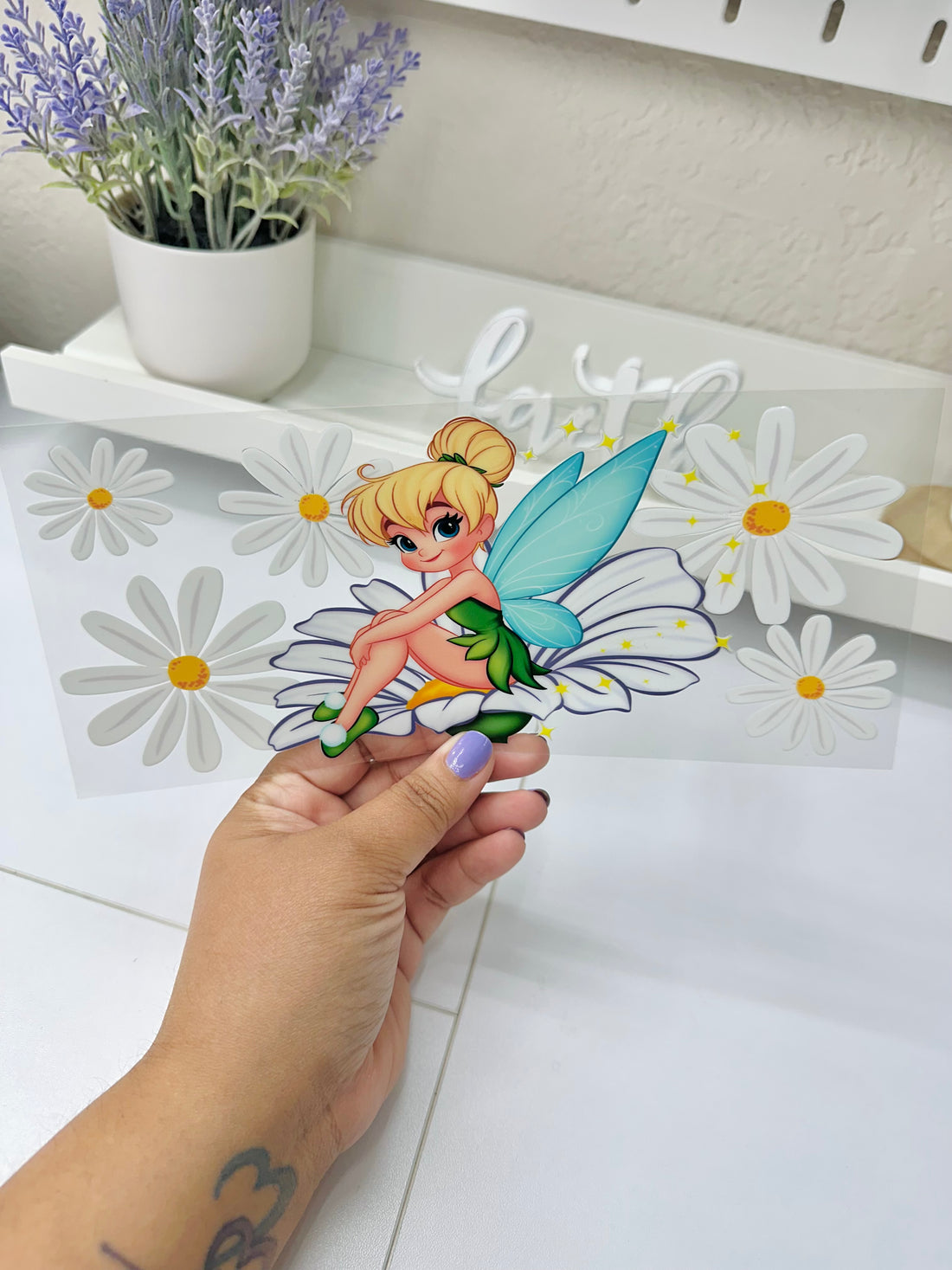 Cute Fairy Daisy | UV DTF Wrap