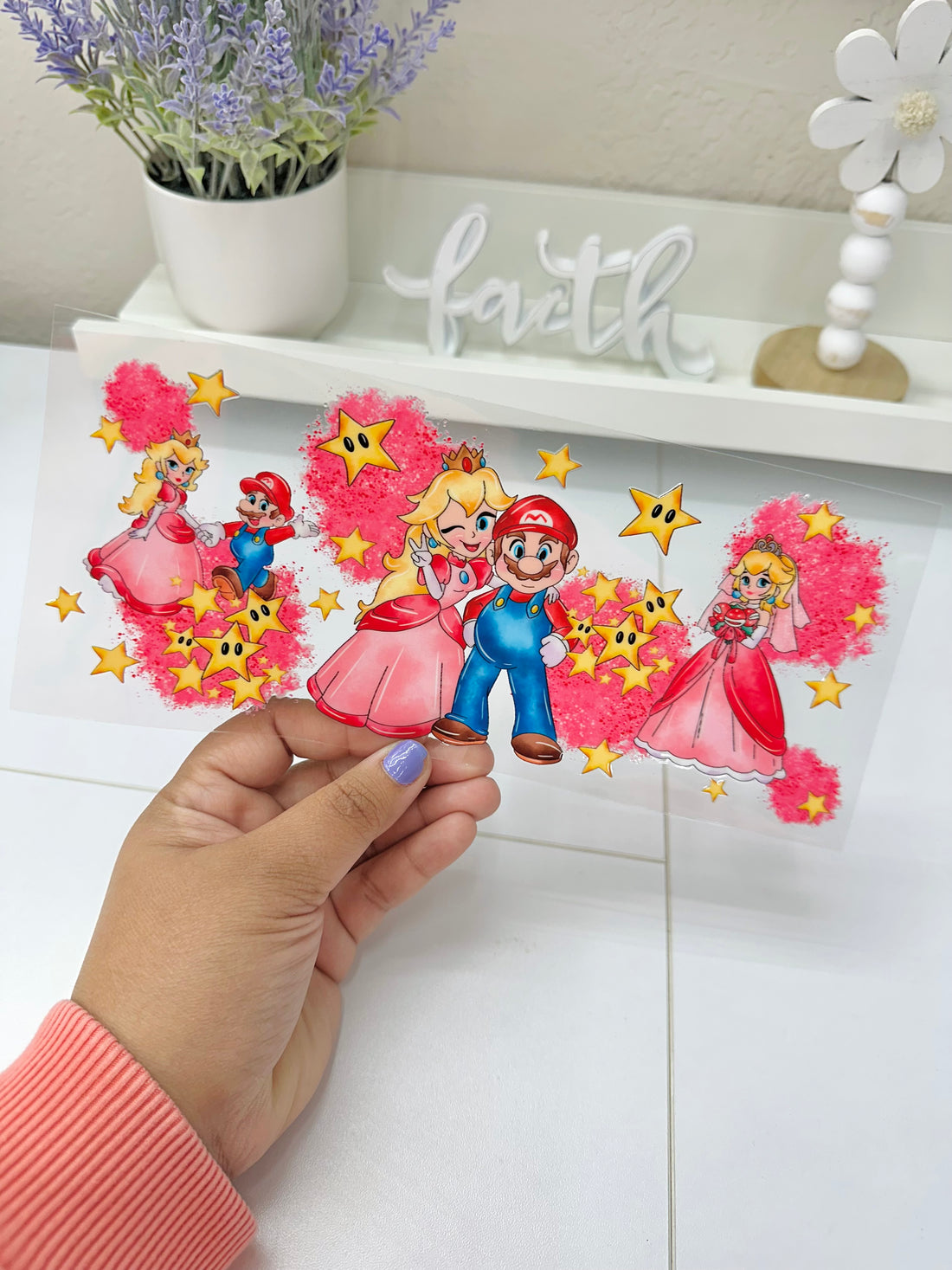 Mario & Princess | UV DTF Wrap