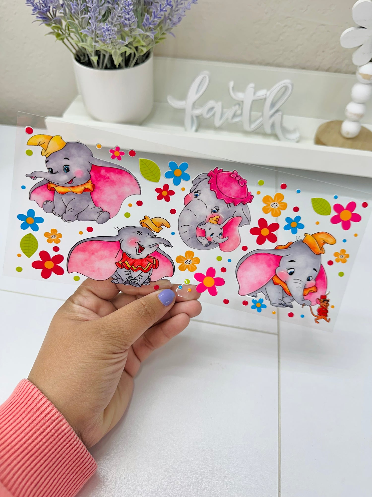 Cute Elephant | UV DTF Wrap