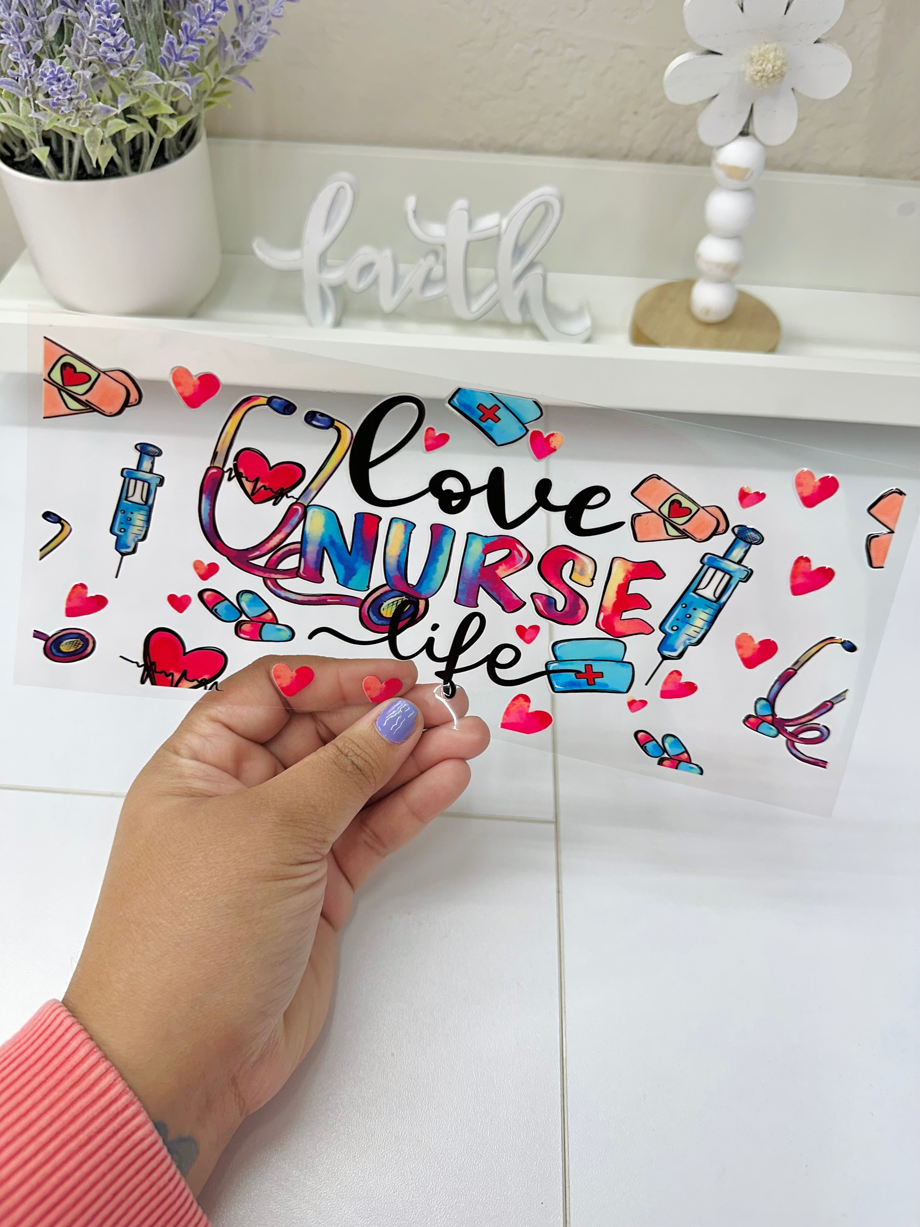 Love Nurse | UV DTF Wrap