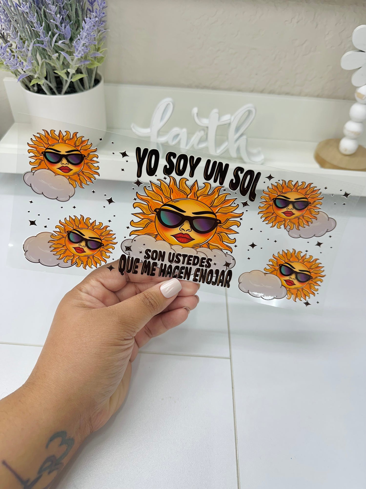 Yo soy un sol | UV DTF