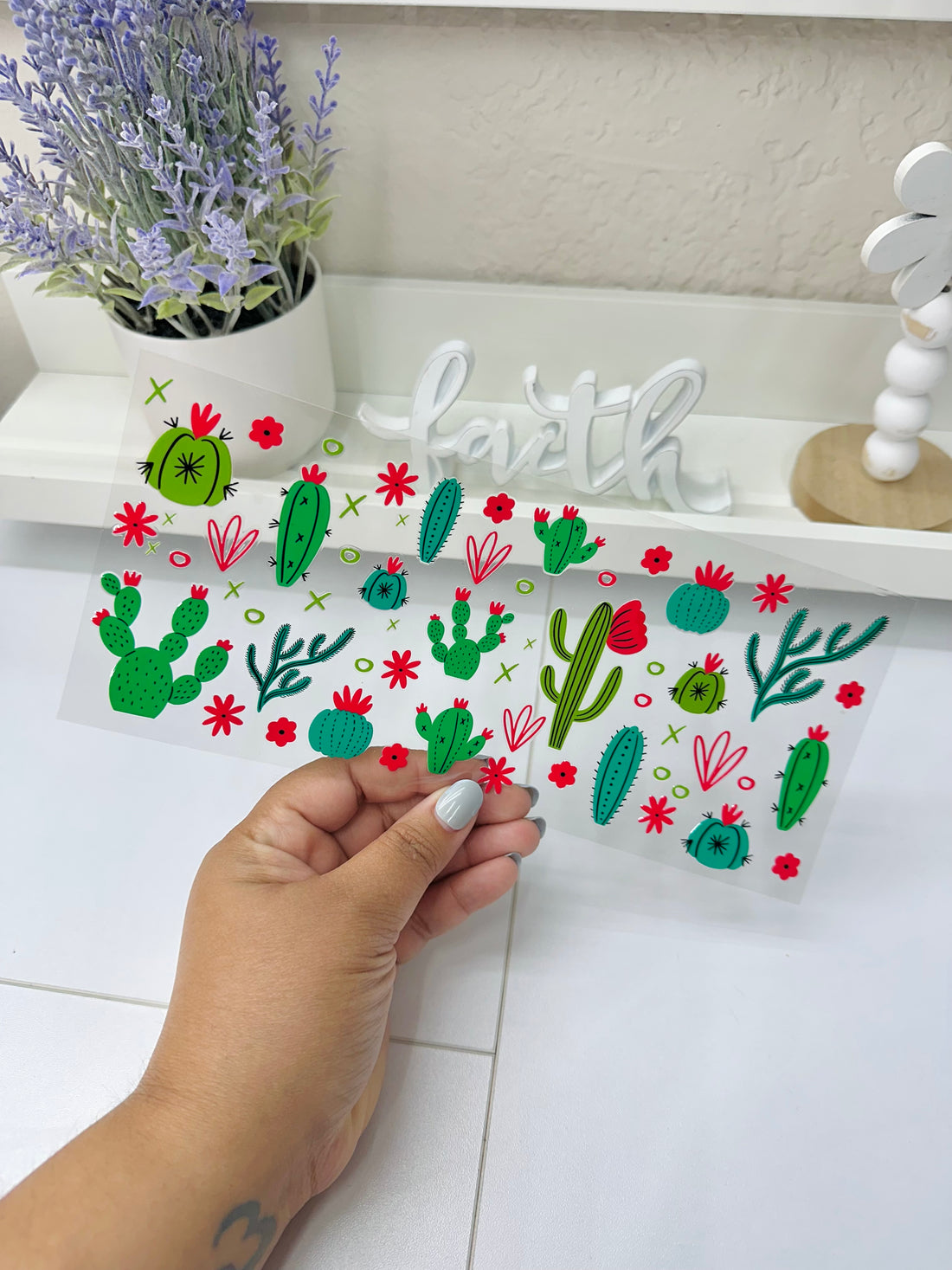 Cactus | UV DTF Wrap