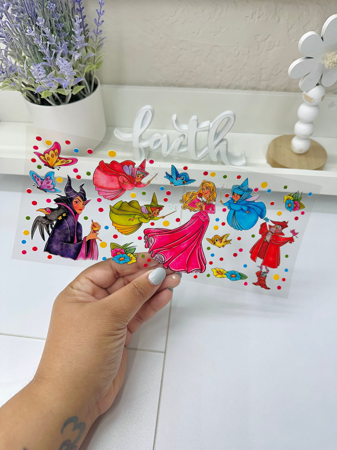 Sleeping | UV DTF Wrap