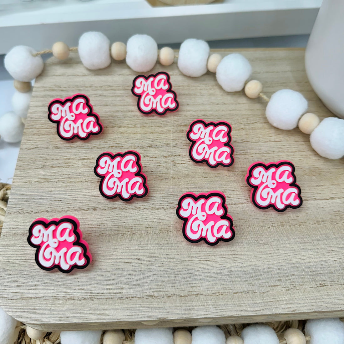 Mama Pink | Straw Charms