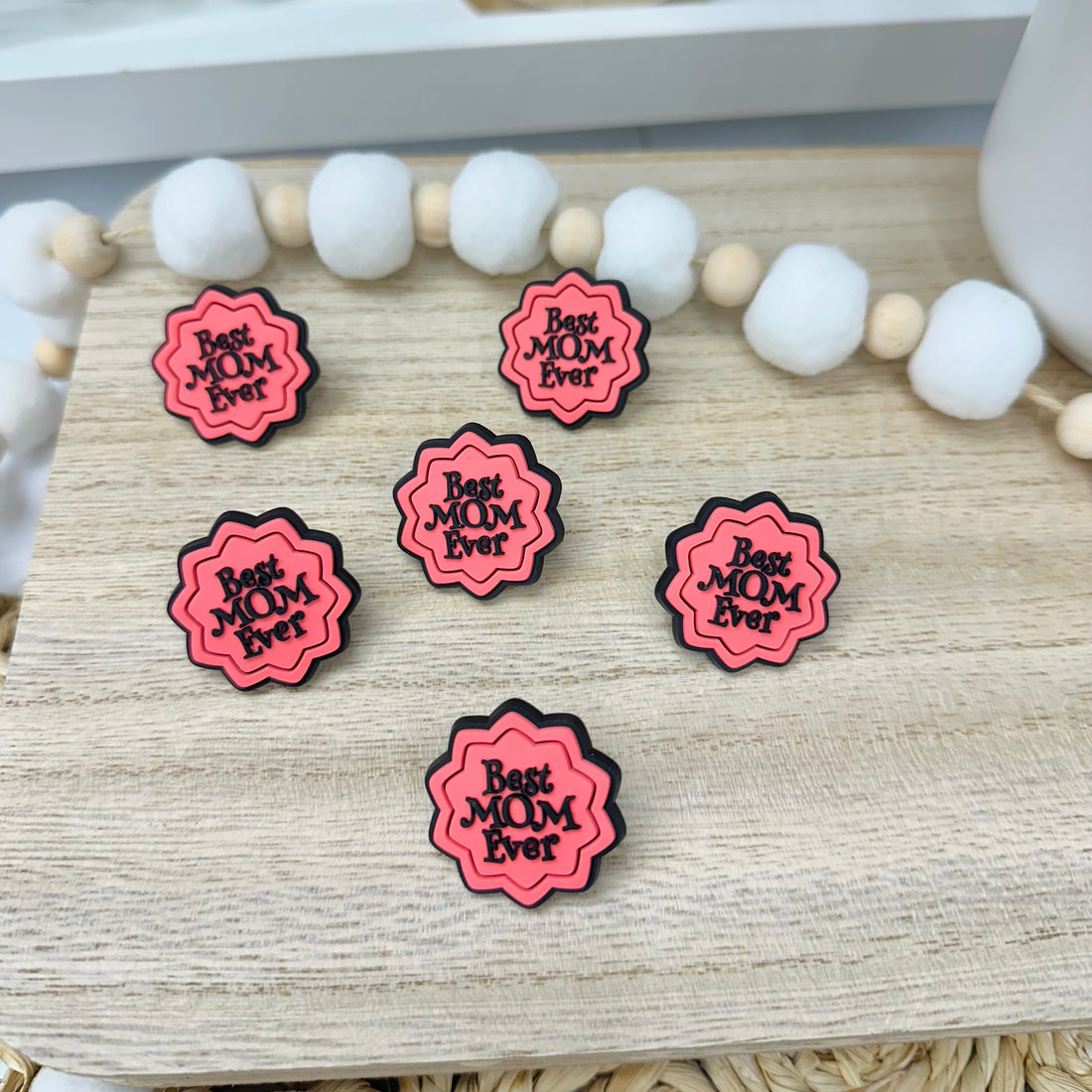 Best Mom ever | Straw Charms
