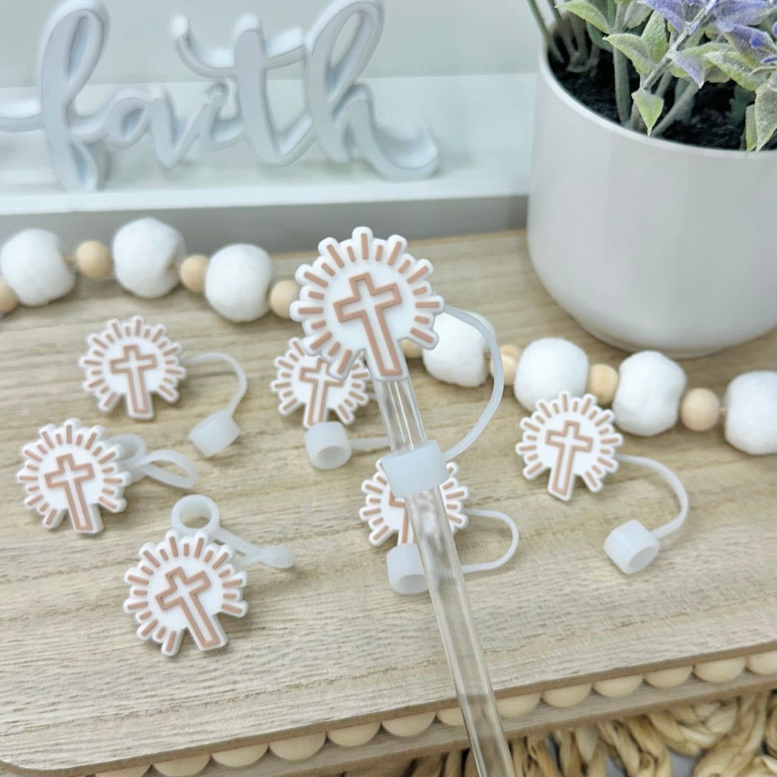 Cross | Straw Topper