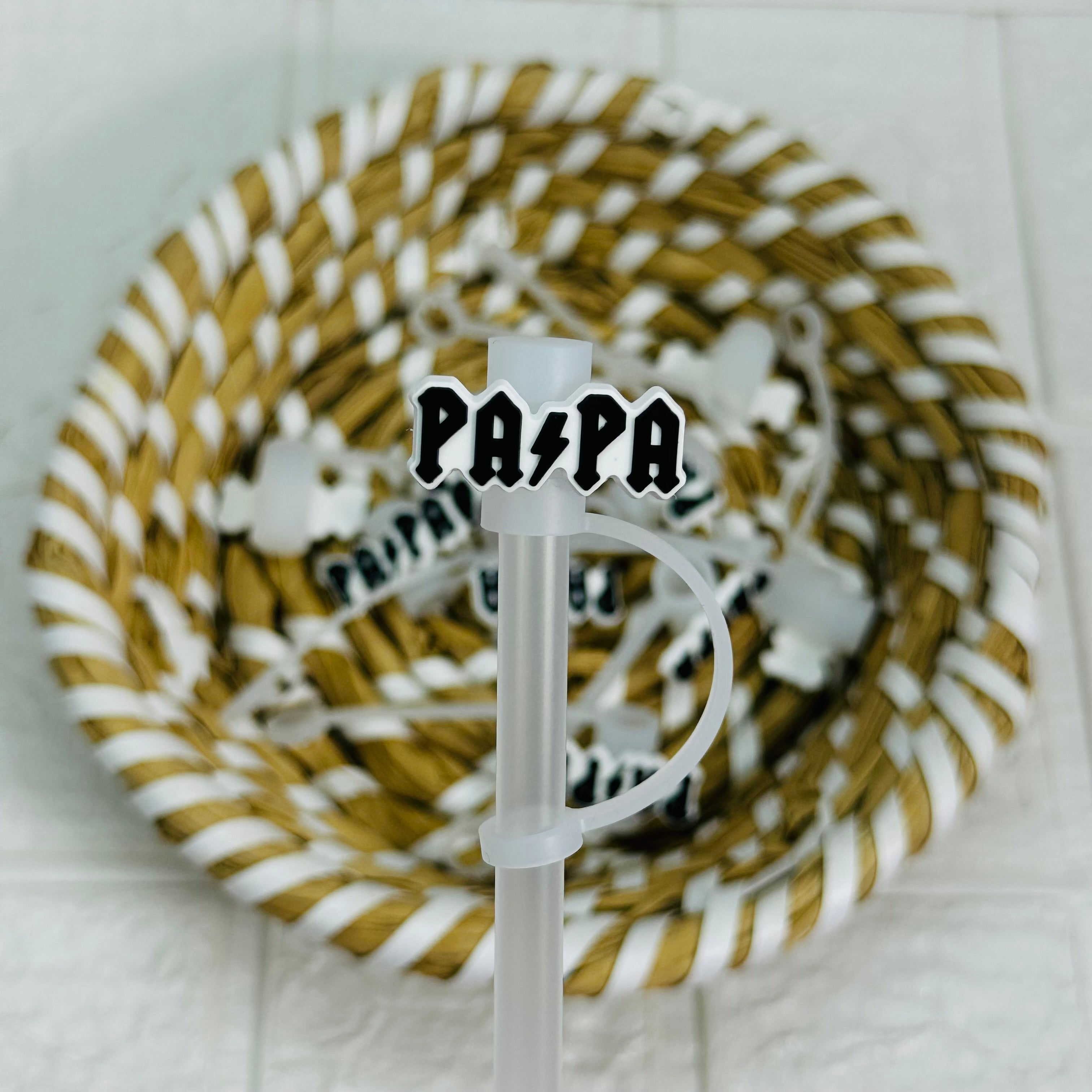 Papa | Straw Topper