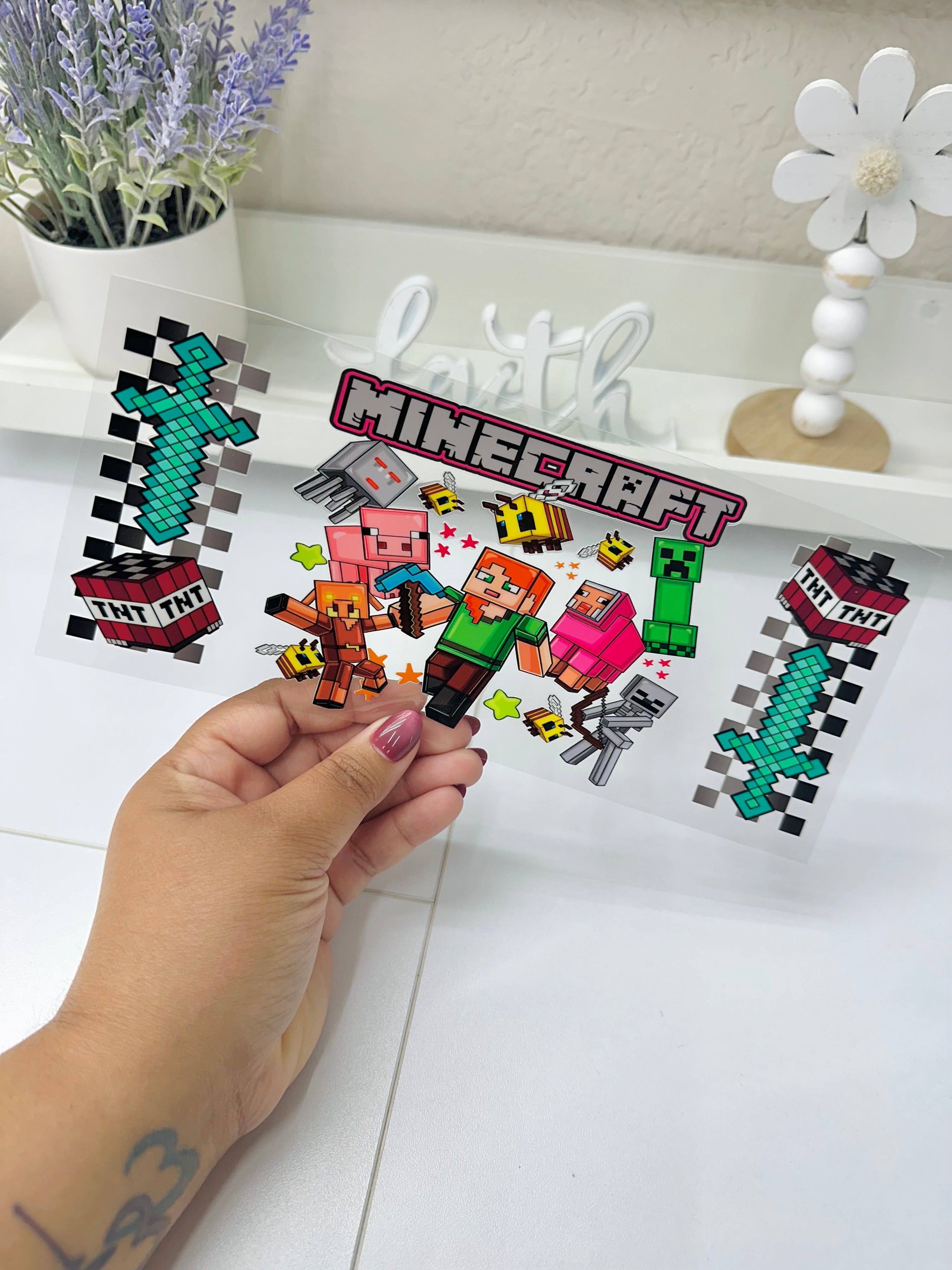 Minecraft Alex Rosa | UV DTF