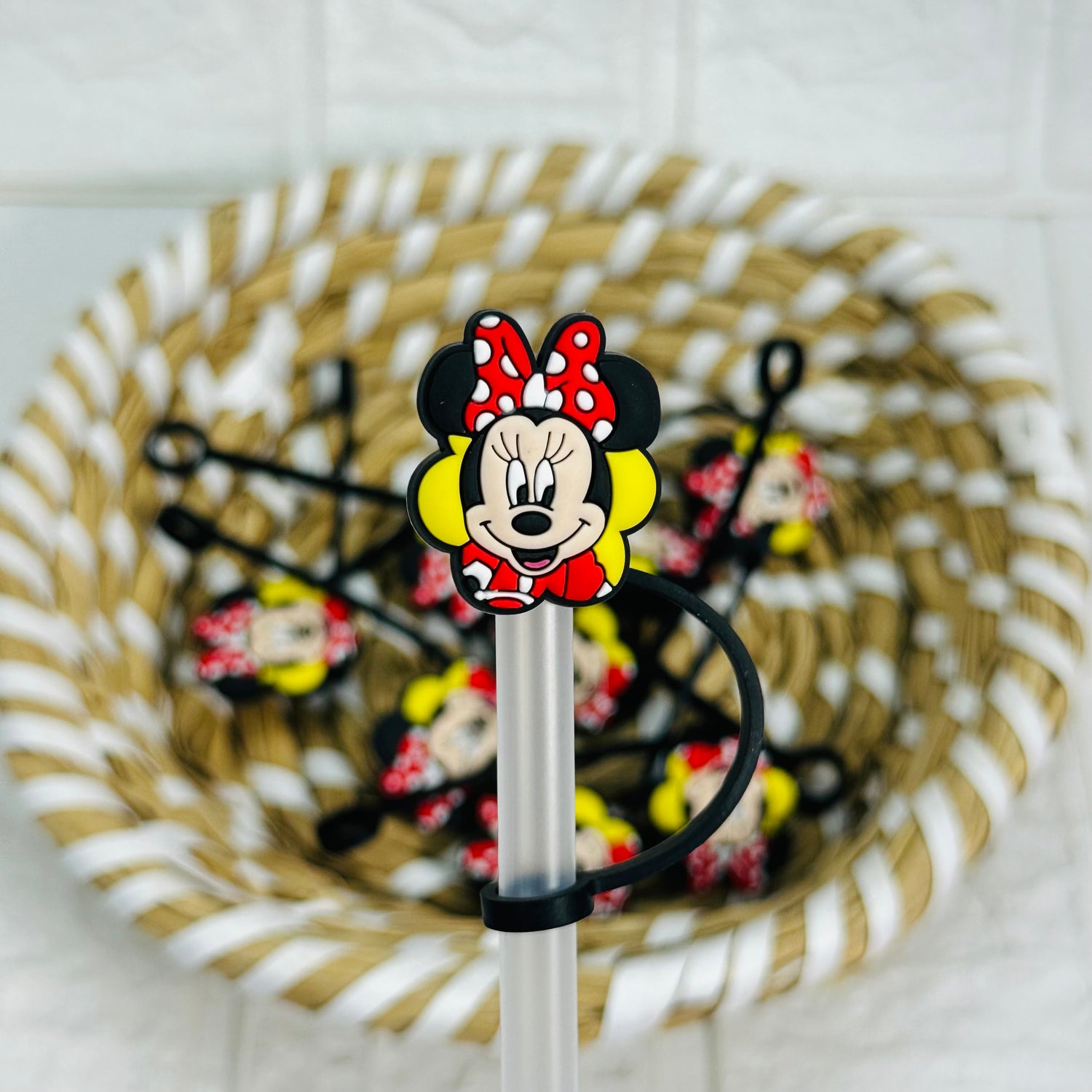 Happy Mouse | Straw Topper