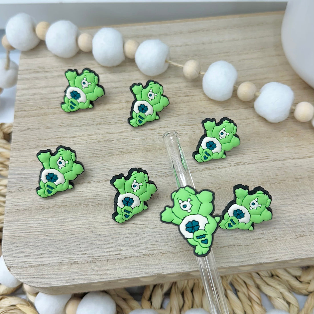 Bear Green | Straw Charms