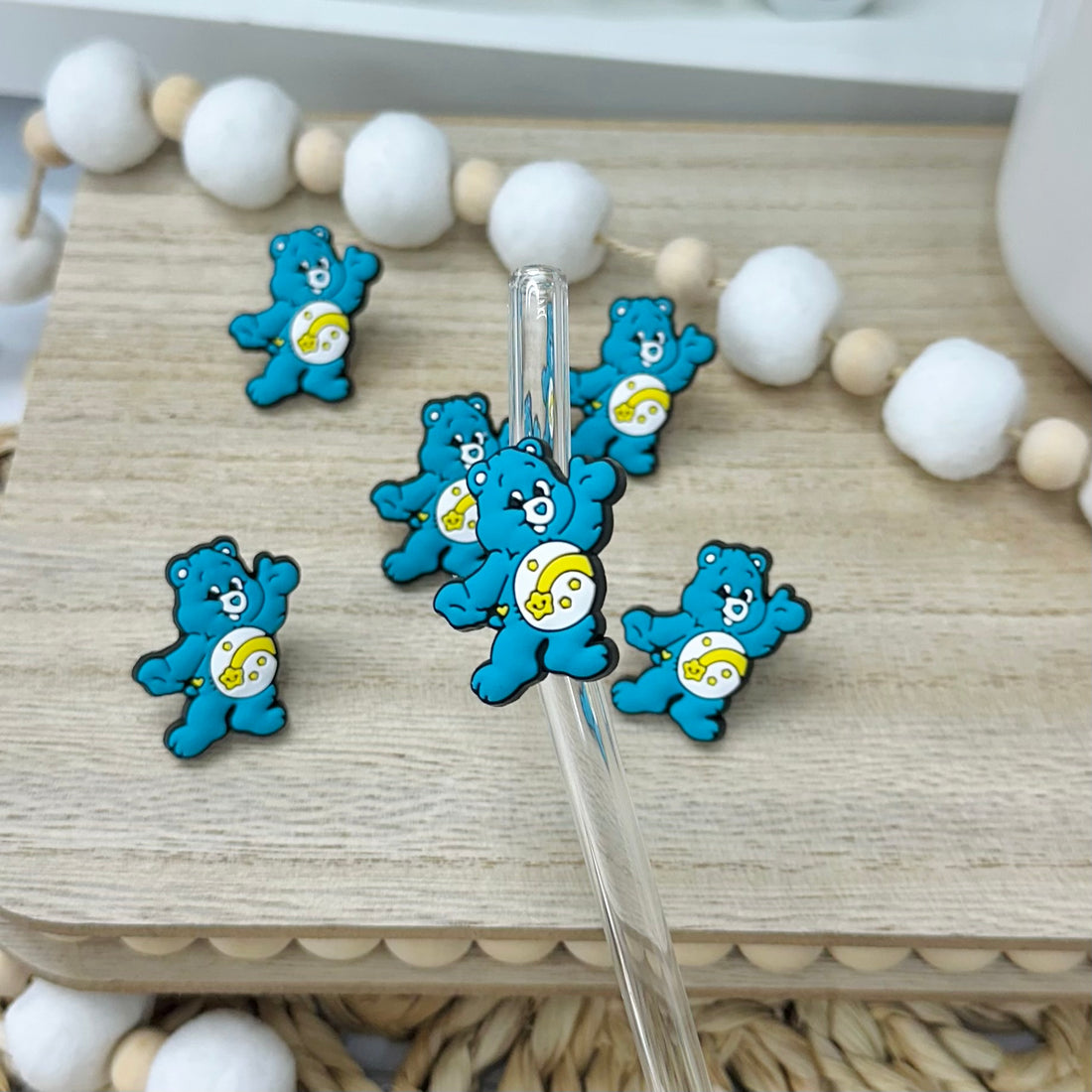 Bear Turquoise | Straw Charms