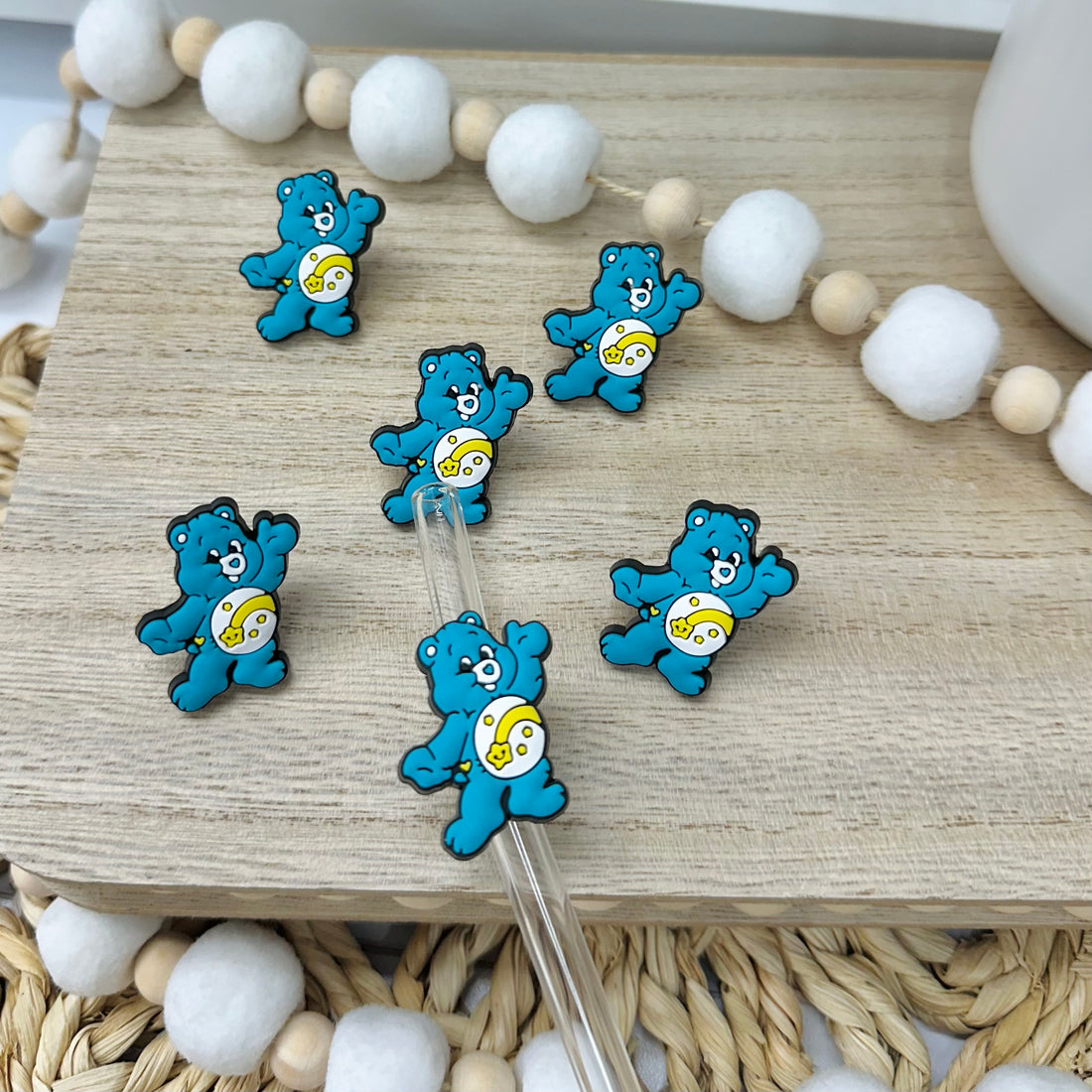 Bear Turquoise | Straw Charms