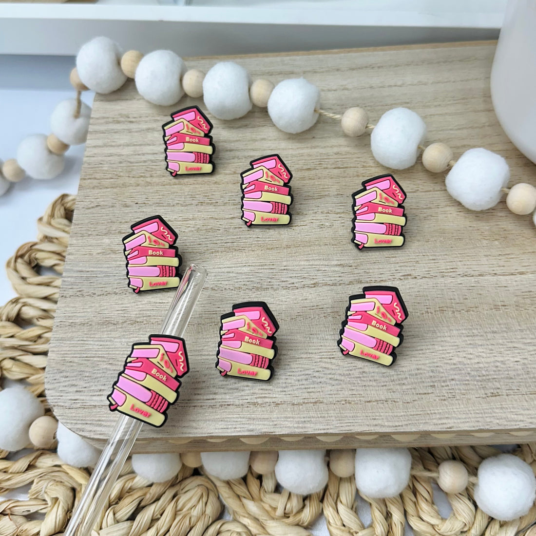 Book Lover | Straw Charms