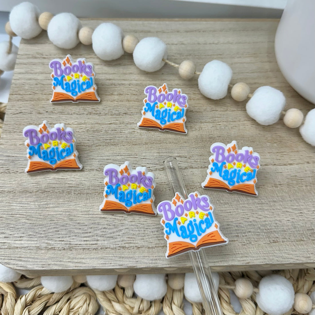 Books are Magical | Straw Charms