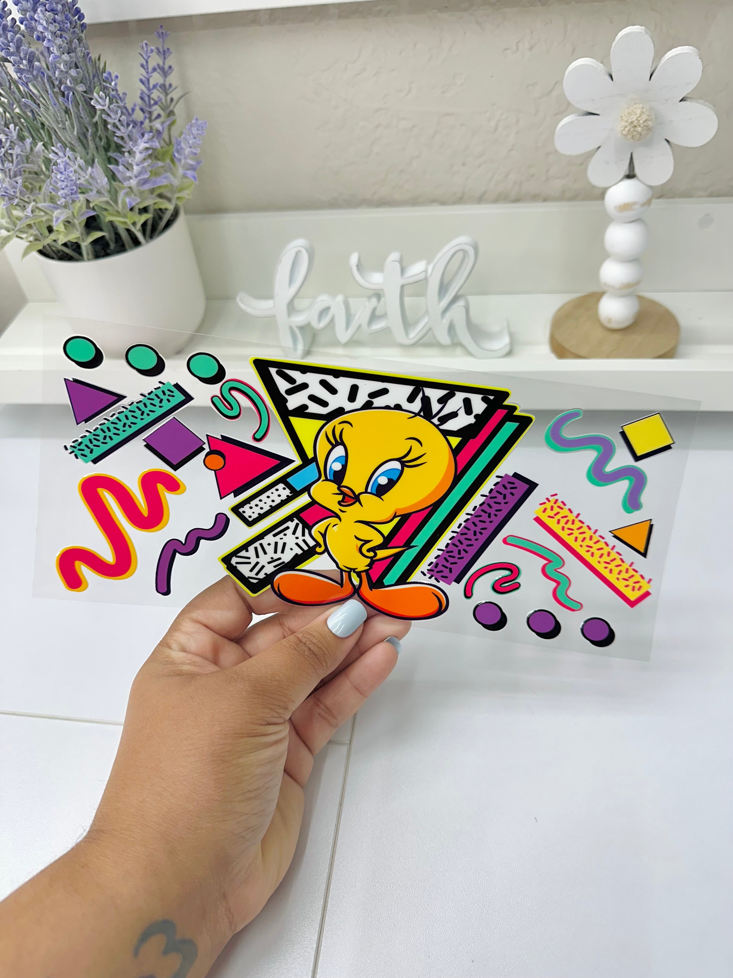 Pájaro T | UV DTF