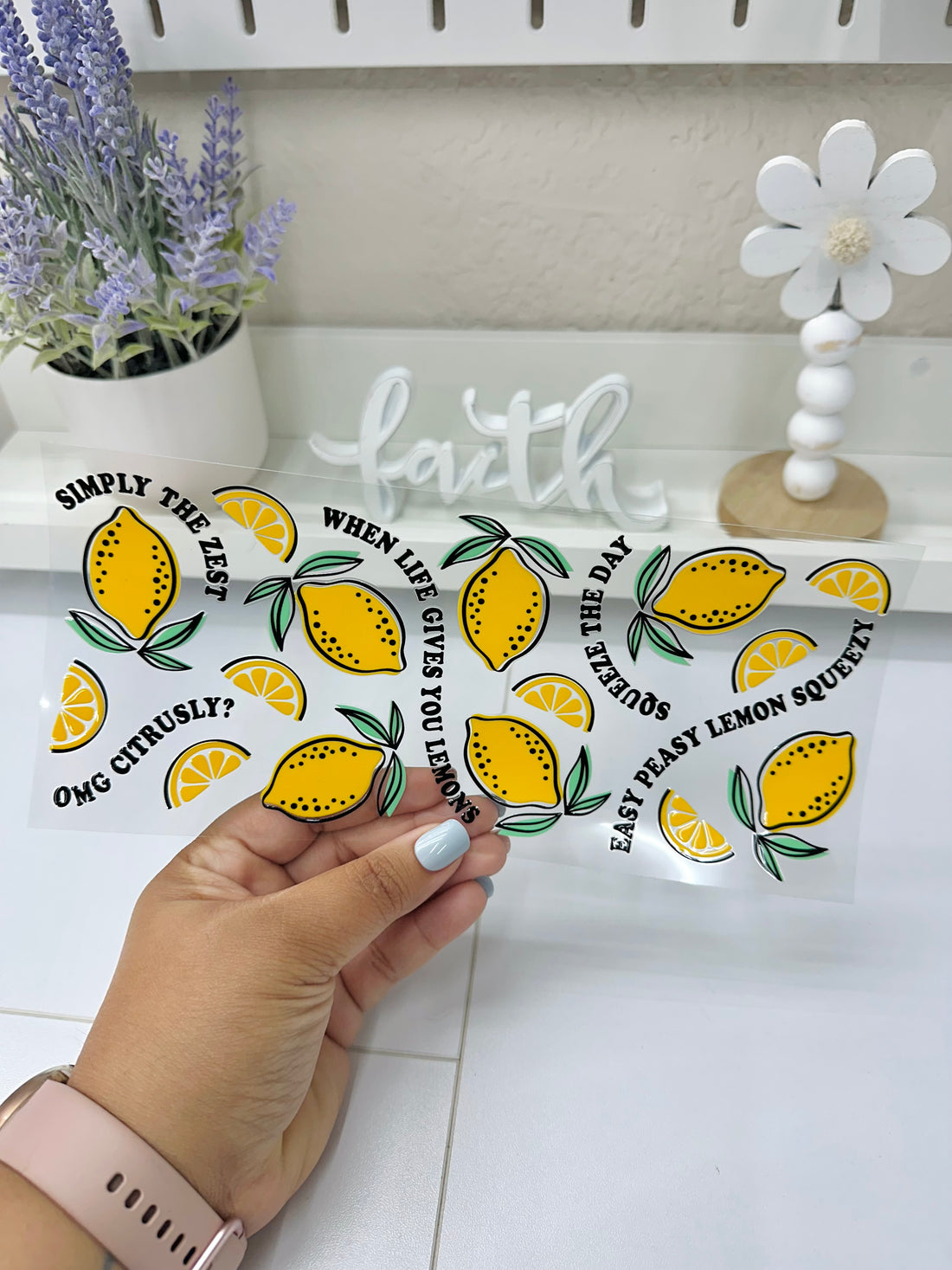 Lemon Squeezy | UV DTF Wrap
