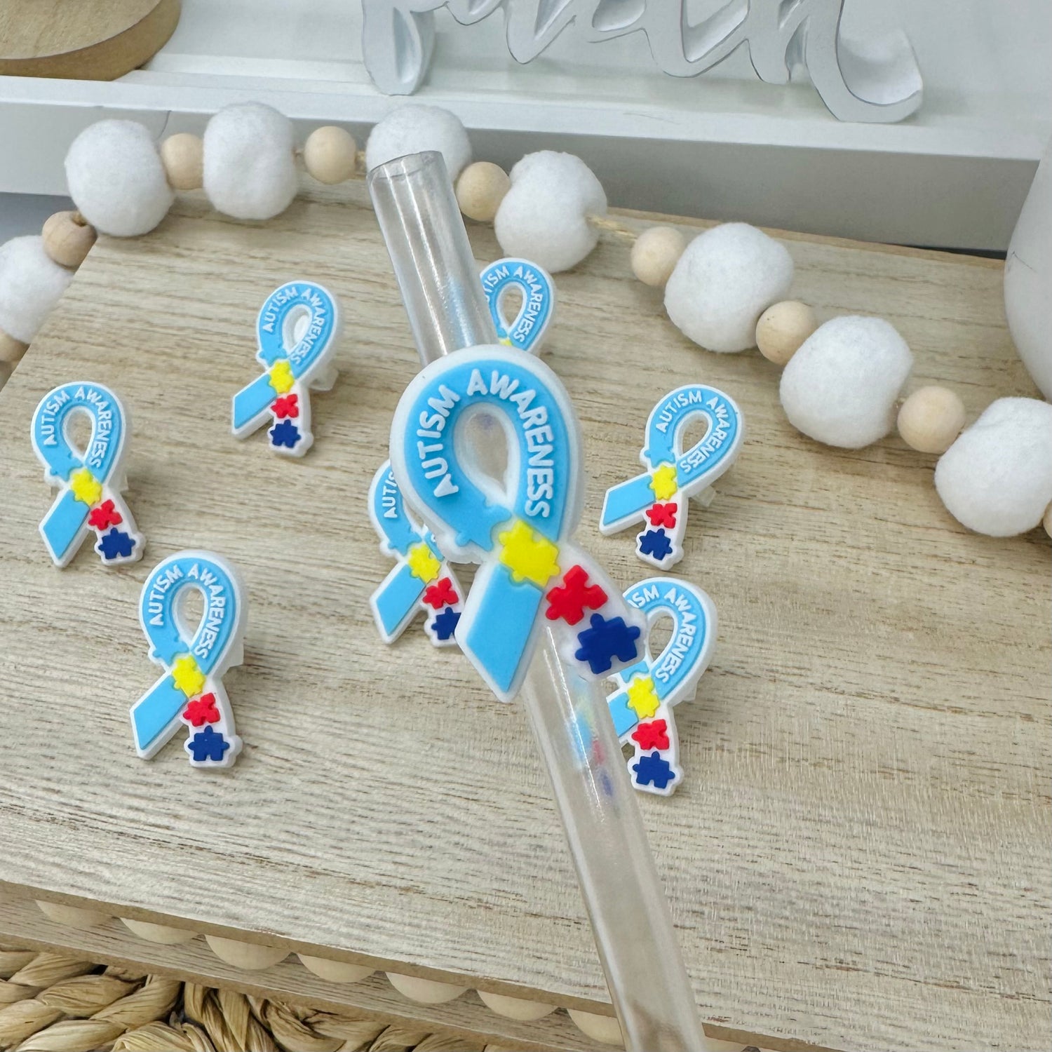 Autism Awareness | Straw Charms