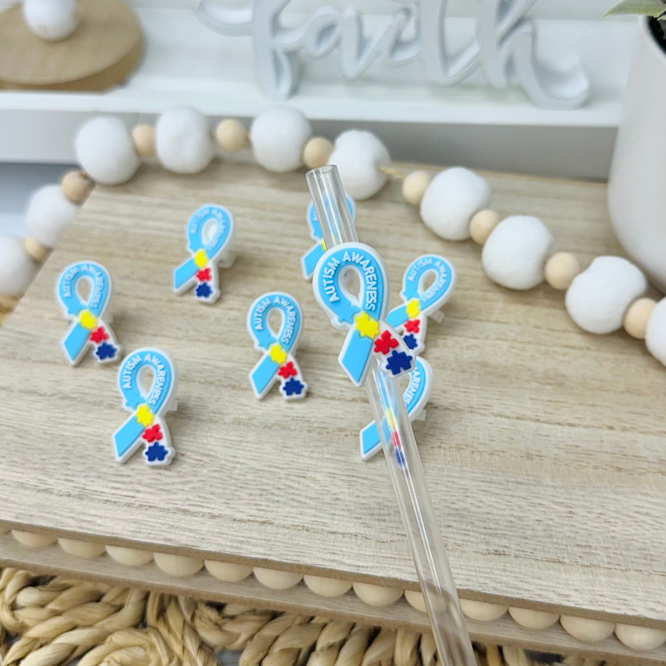 Autism Awareness | Straw Charms