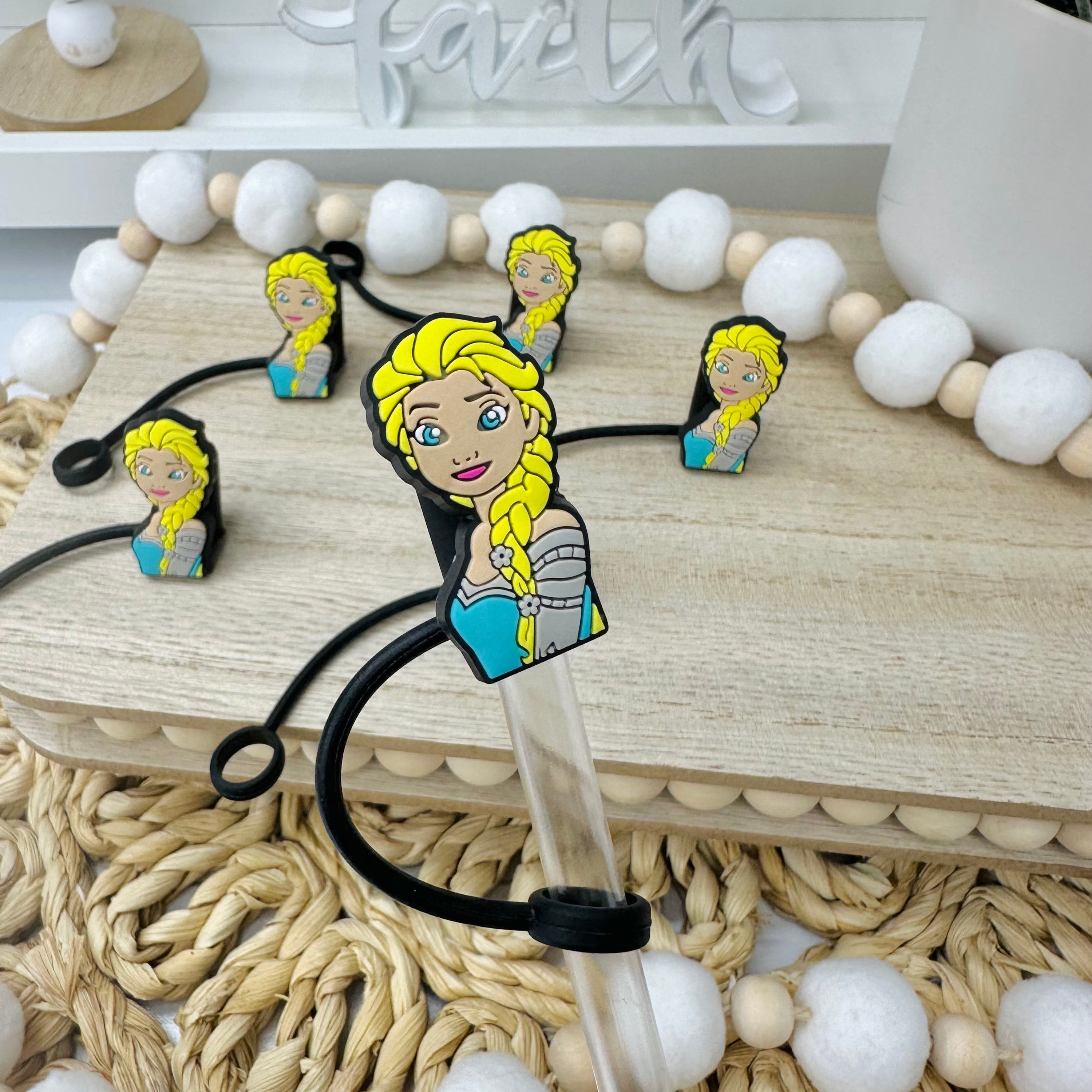 Princesa de hielo | Topper para popote