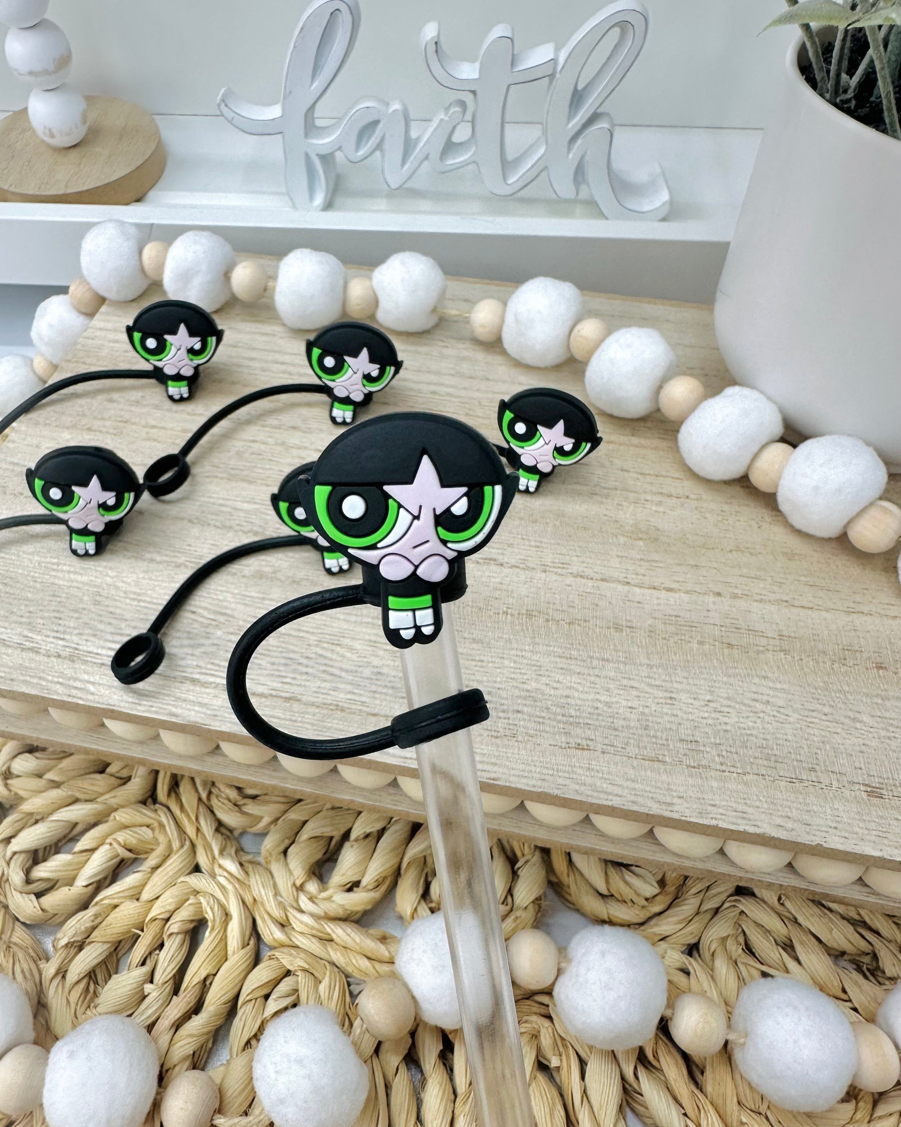 Chica Verde | Topper para pajita