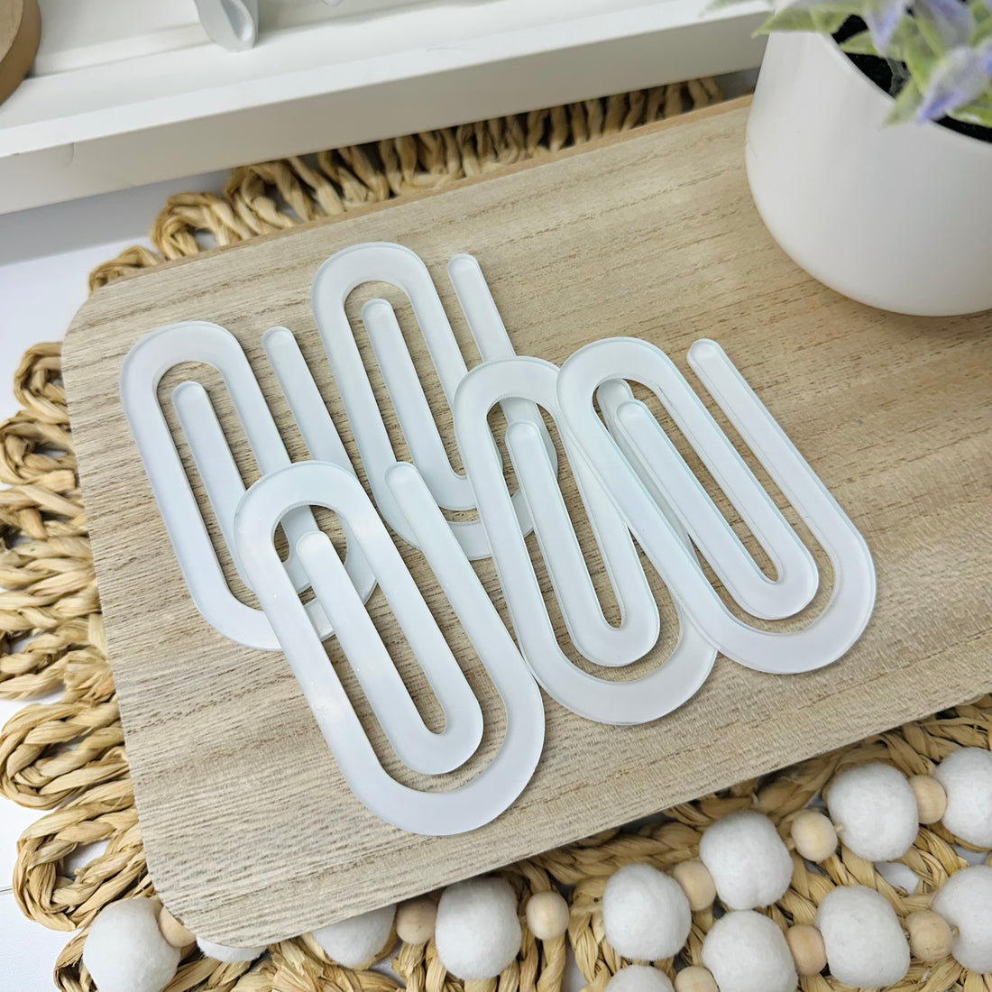 Sublimation Acrylic Paperclip Blanks