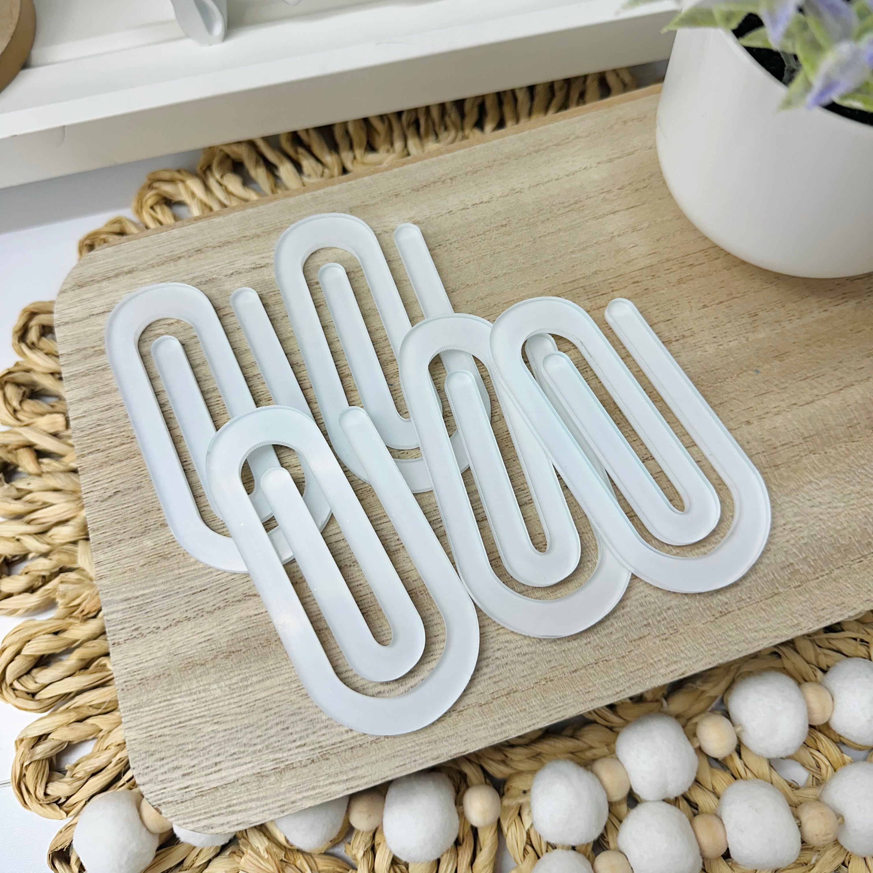 Sublimation Acrylic Paperclip Blanks