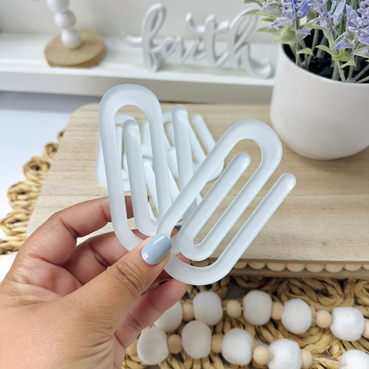 Sublimation Acrylic Paperclip Blanks
