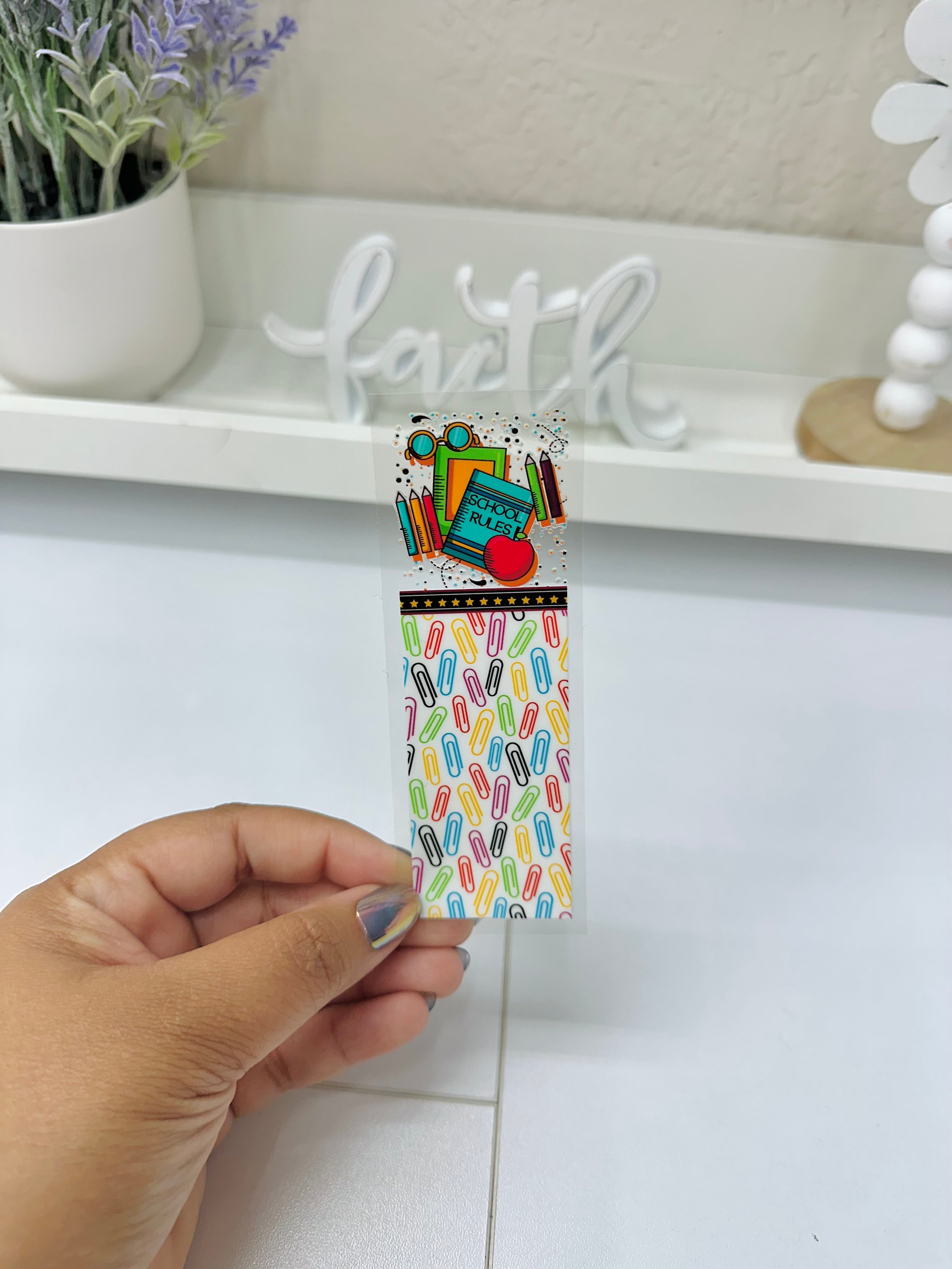 School | UVDTF Pen Wrap