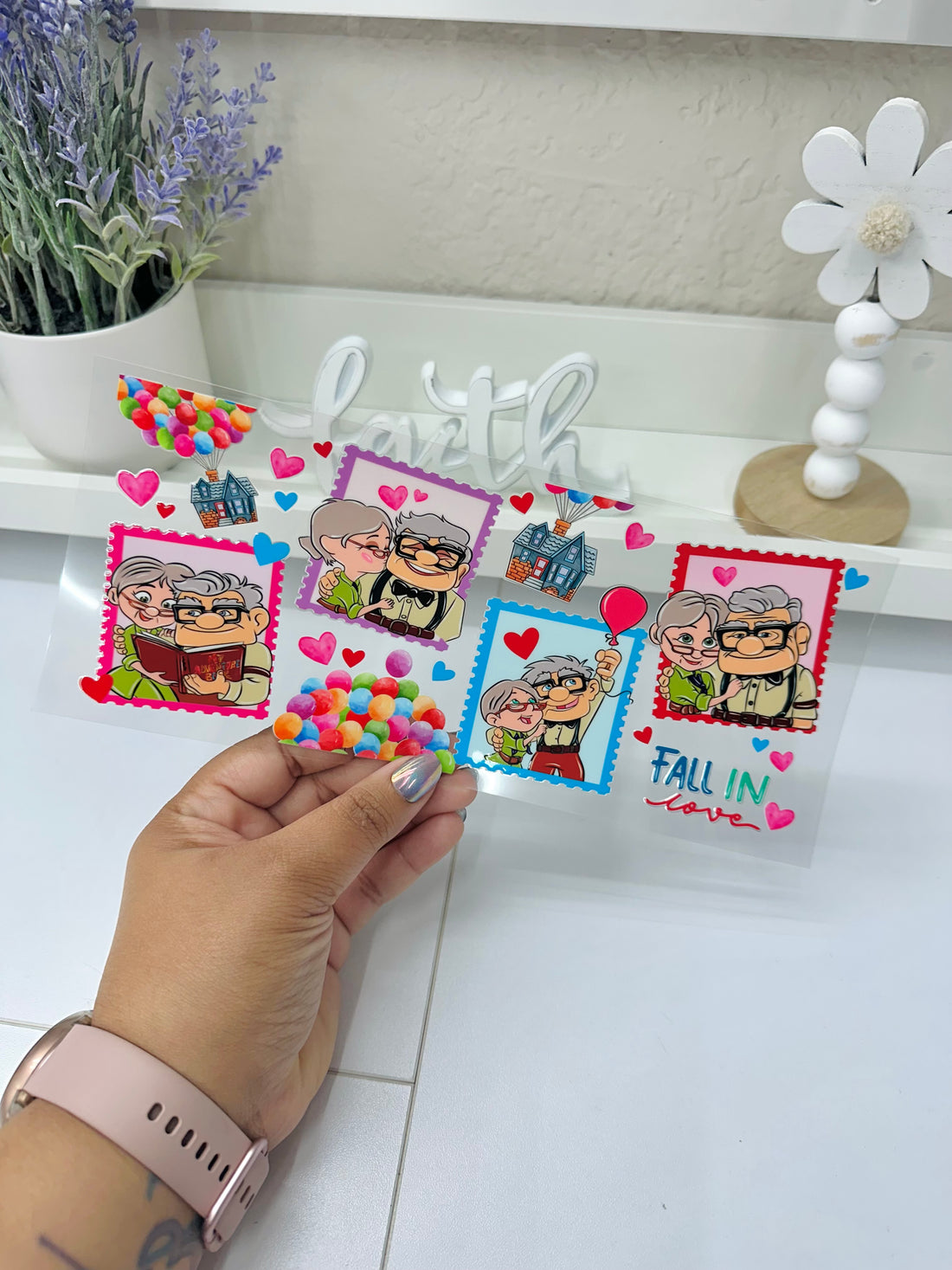 Balloons up | UV DTF Wrap