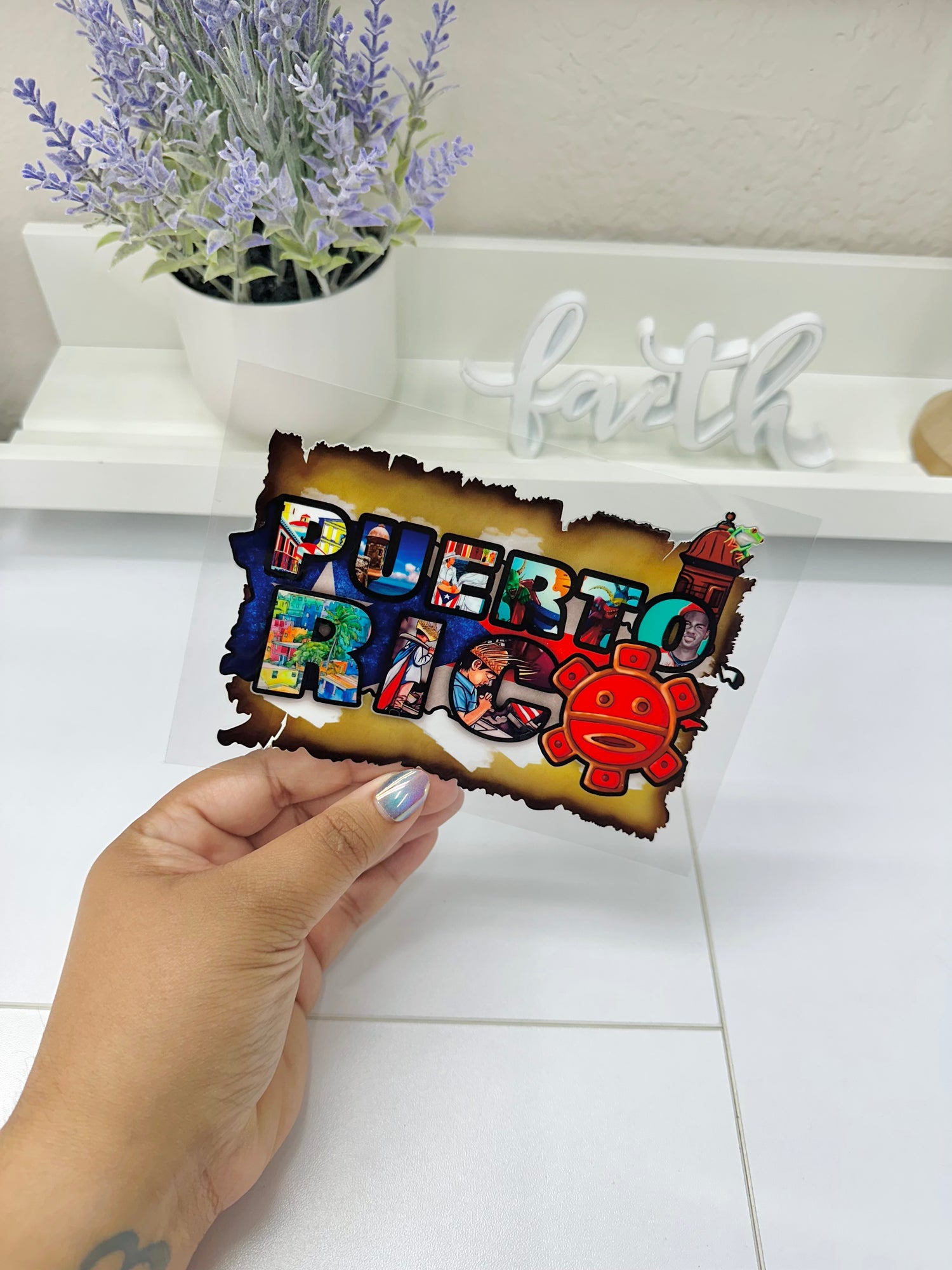 Puerto Rico | UV DTF Decal
