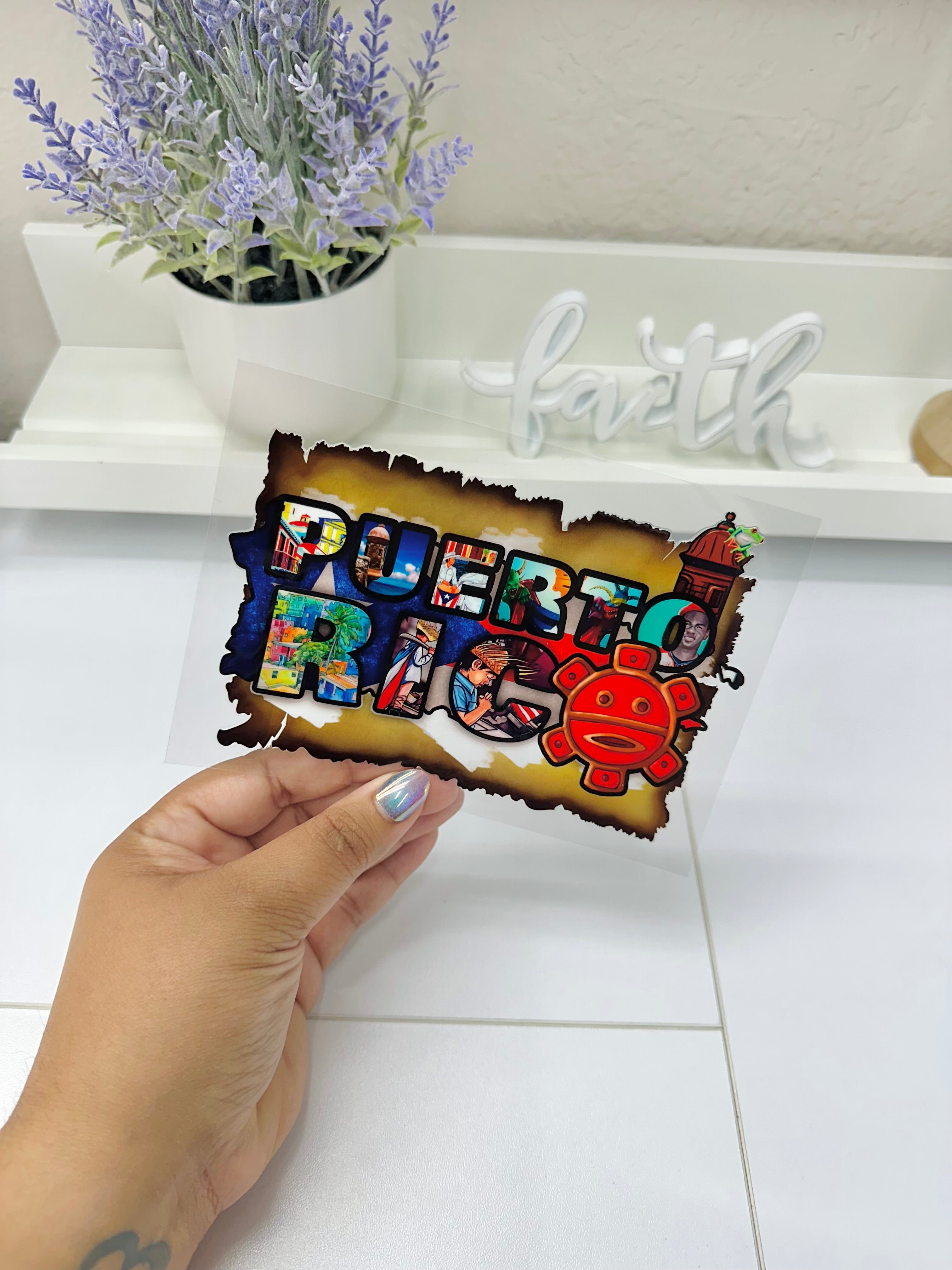 Puerto Rico | UV DTF Decal