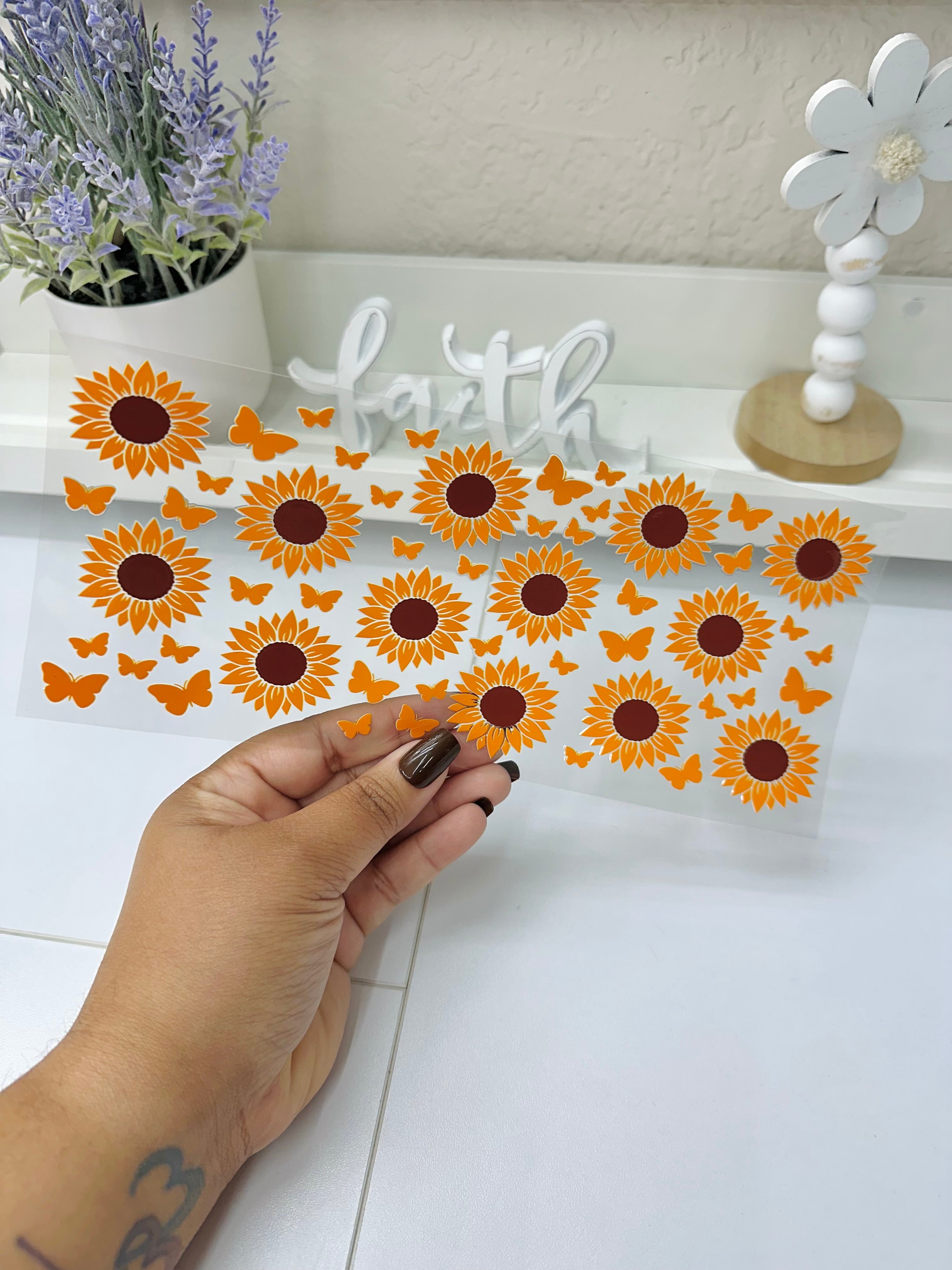 Sunflower | UV DTF Wrap