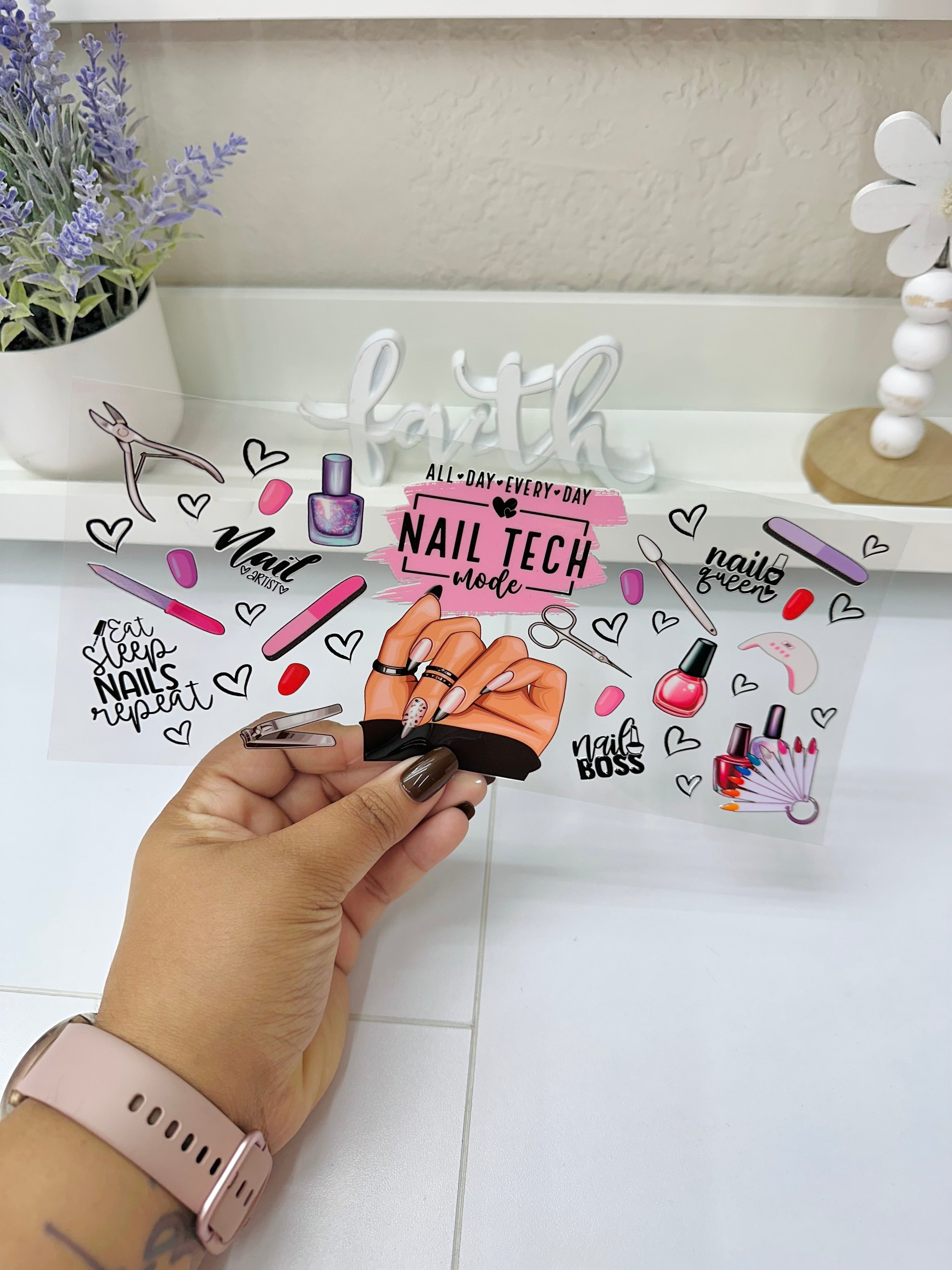 Técnica de Uñas | UV DTF