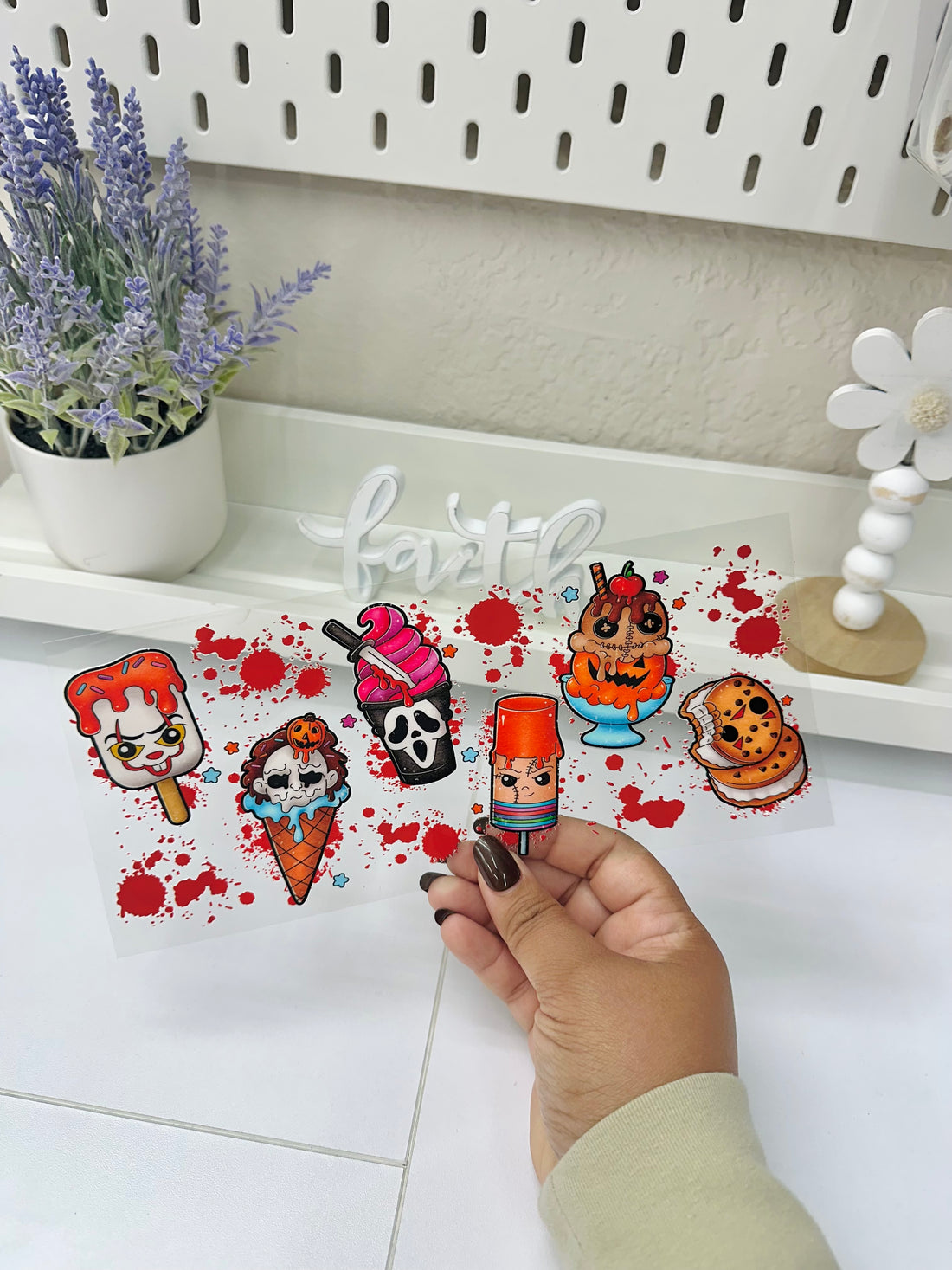 Horror Ice Cream | UV DTF Wrap