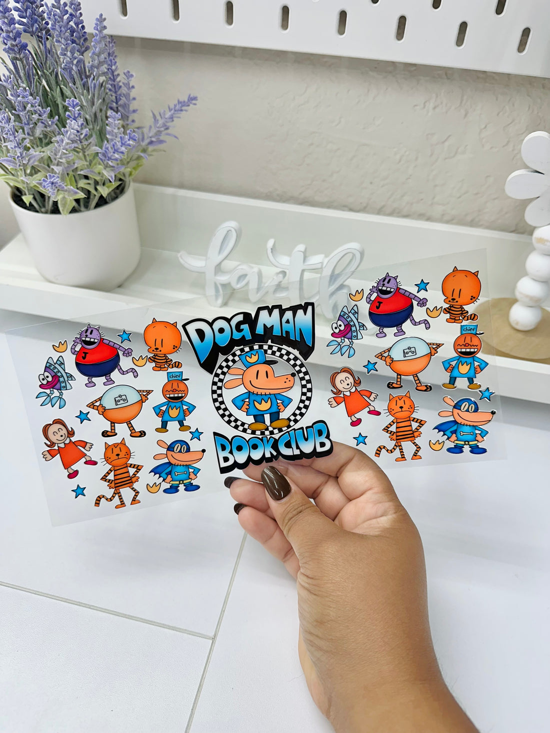 Dog Man Book Club | UV DTF