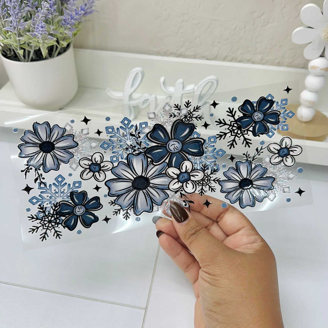 Winter Florals | UV DTF