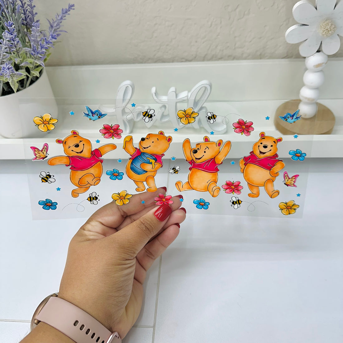 Bear Floral | UV DTF