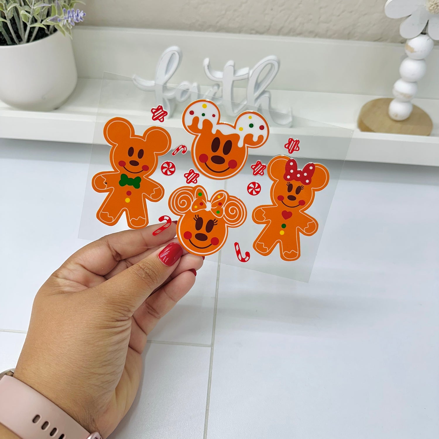 ChristmasCookies | UV DTF Decal