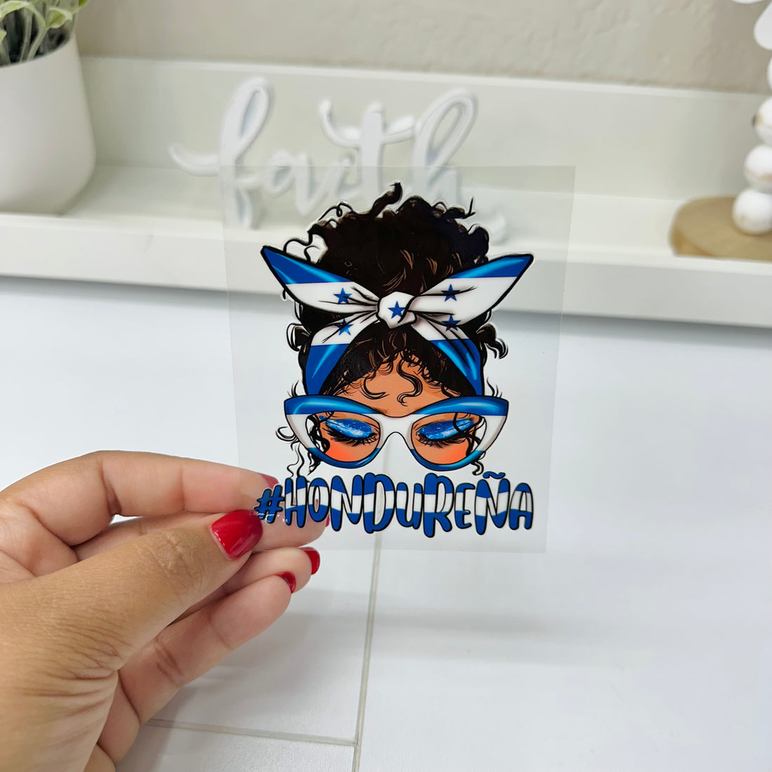 Hondureña UV DTF Decal