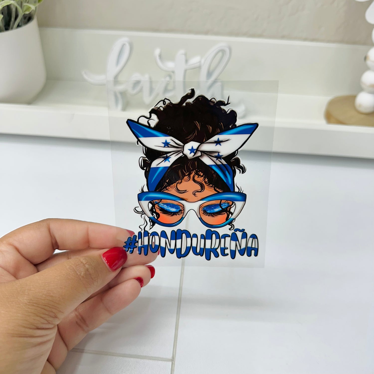 Hondureña UV DTF Decal