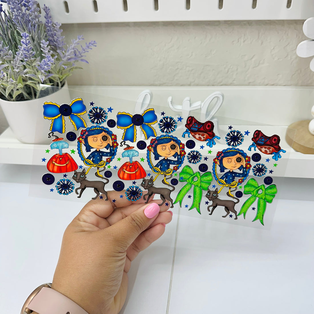 Coraline Bow Collage | UV DTF