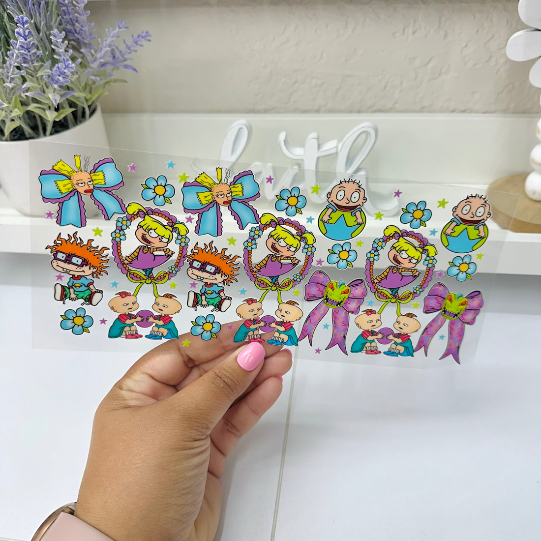 Rugrats Bow Collage | UV DTF