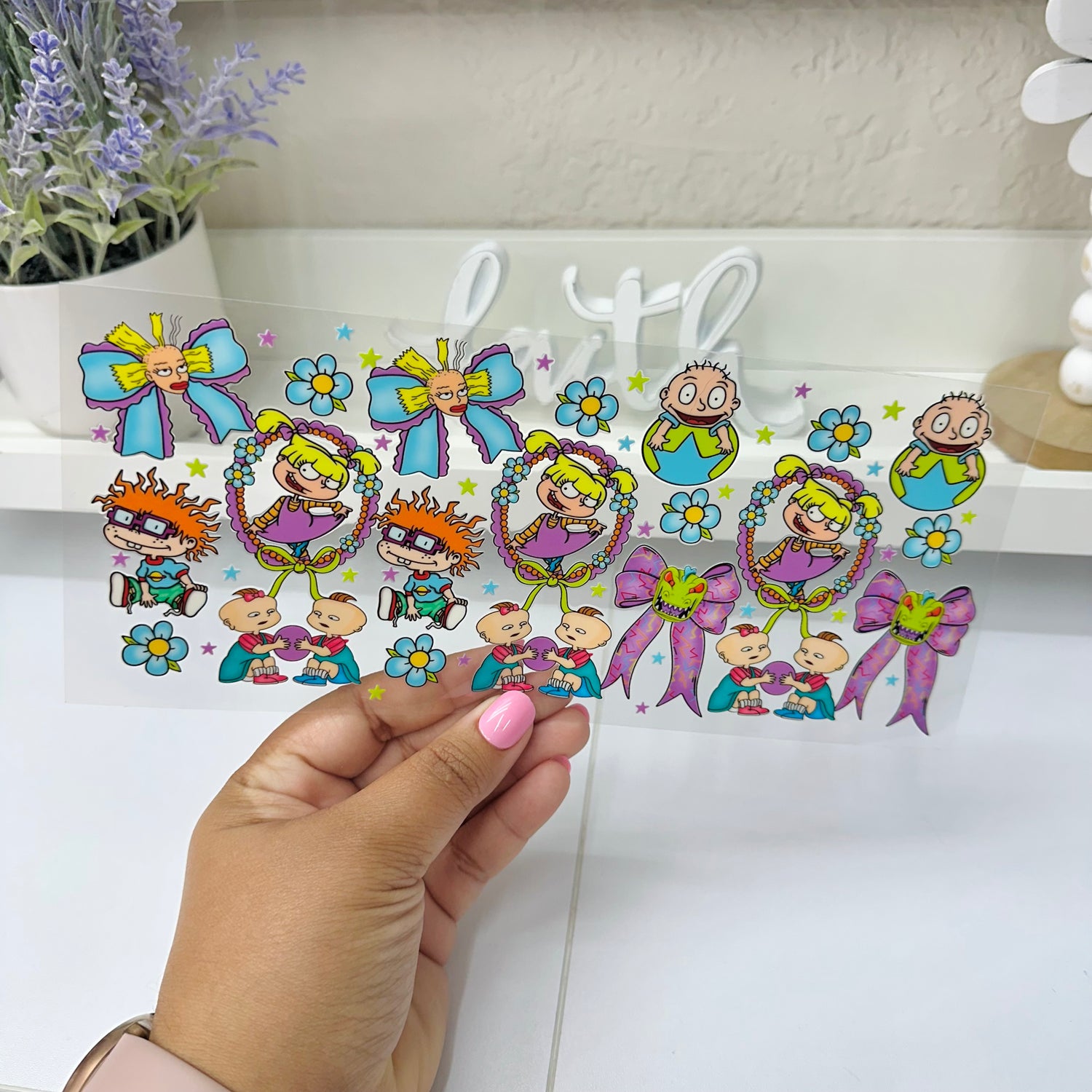 Rugrats Bow Collage | UV DTF