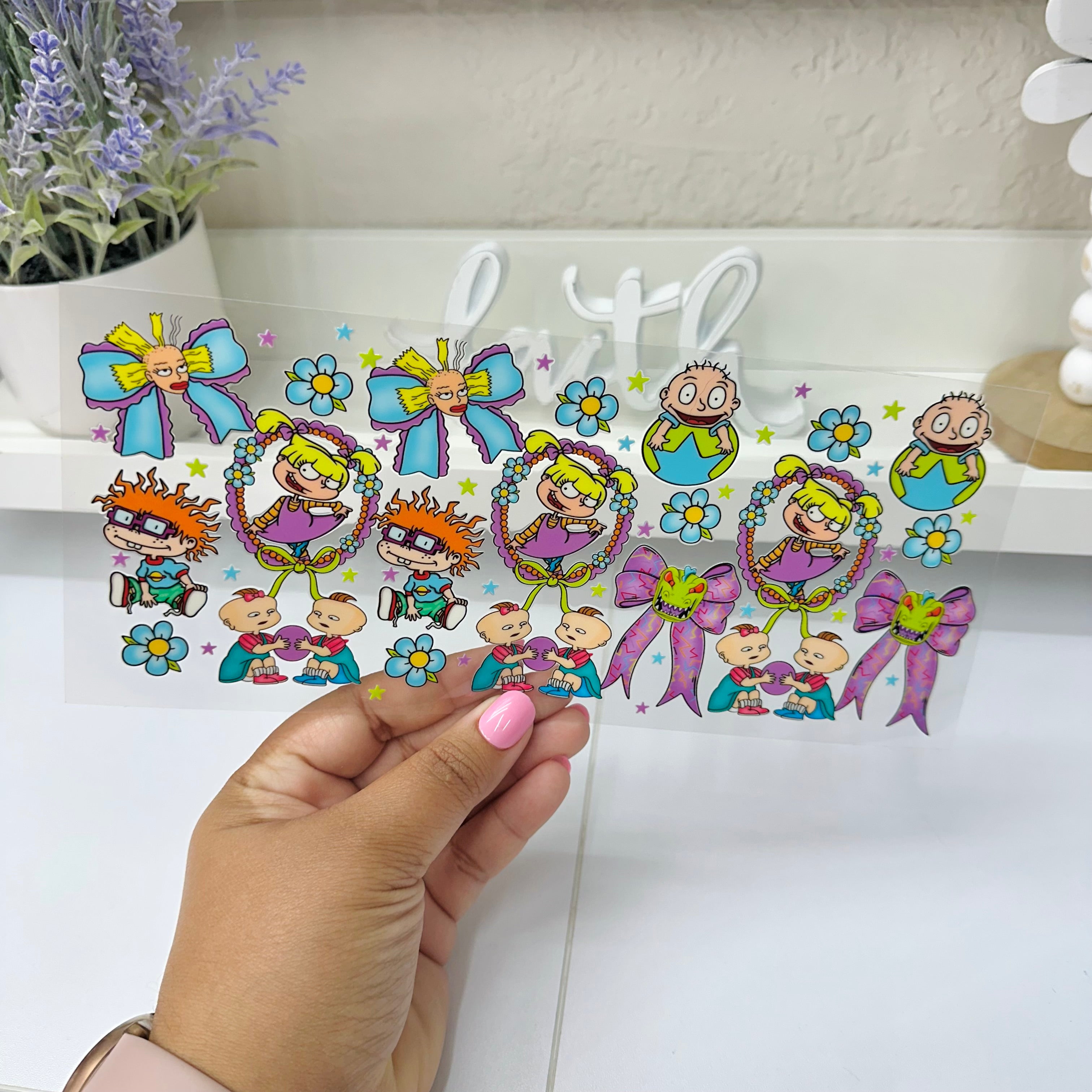 Rugrats Bow Collage | UV DTF