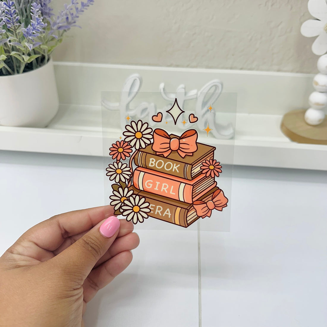 Book Girl Era | UV DTF Decal