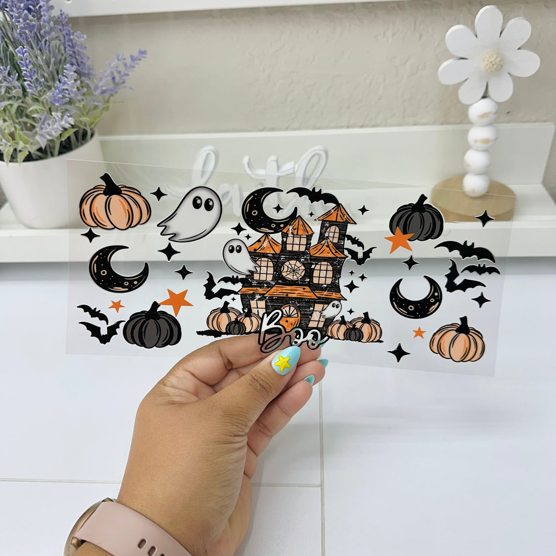 Boo Haunted House | UV DTF